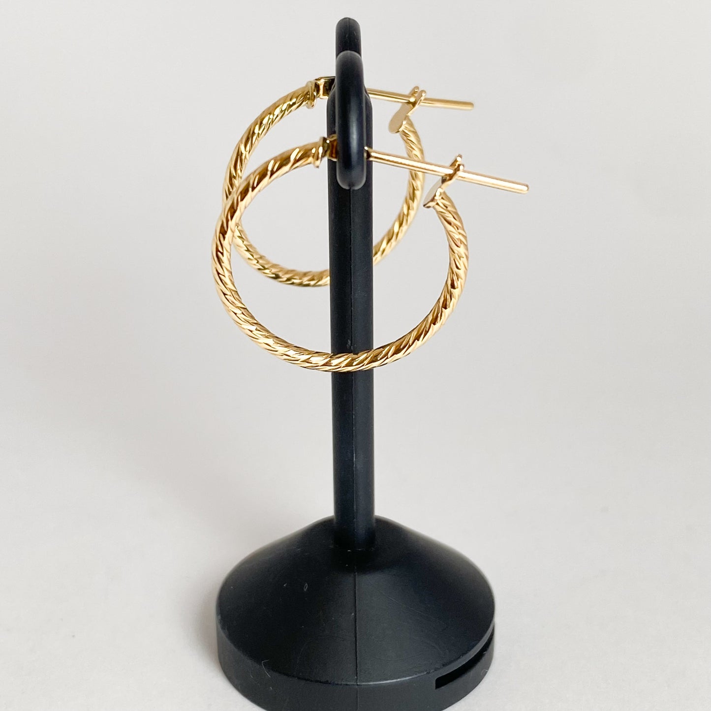 K18イエローゴールド 地金ピアス