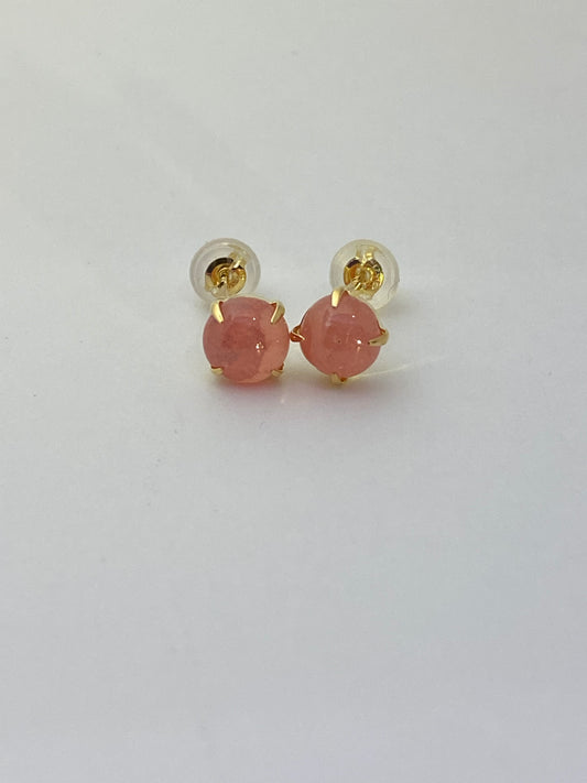 K18インカローズピアス