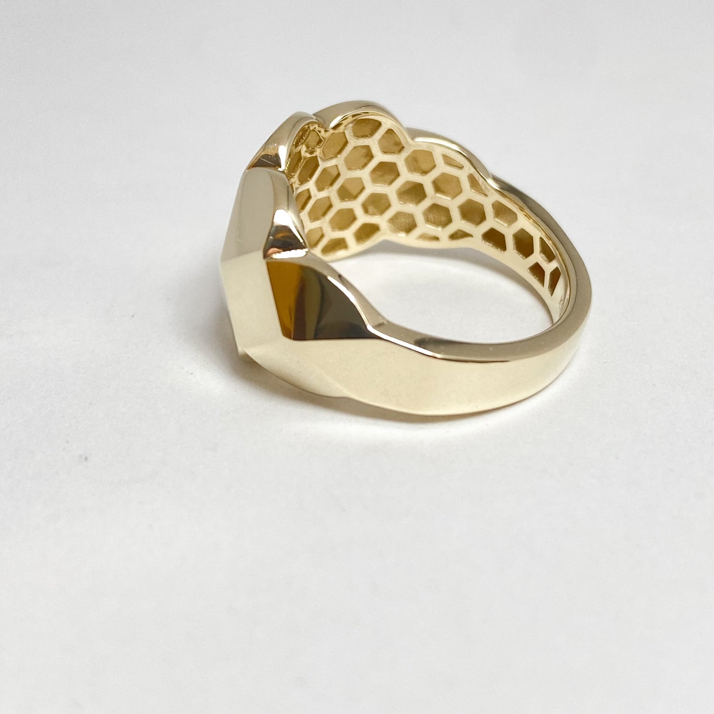 K10イエローゴールド 地金リング