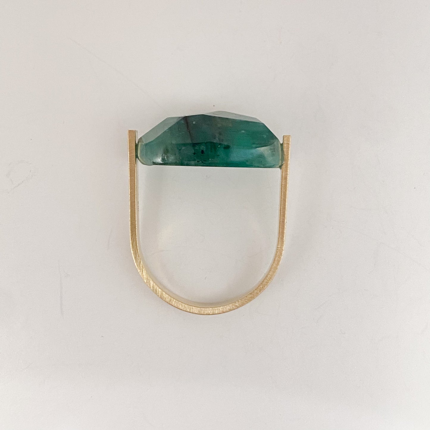 K10イエローゴールド エメラルドリング