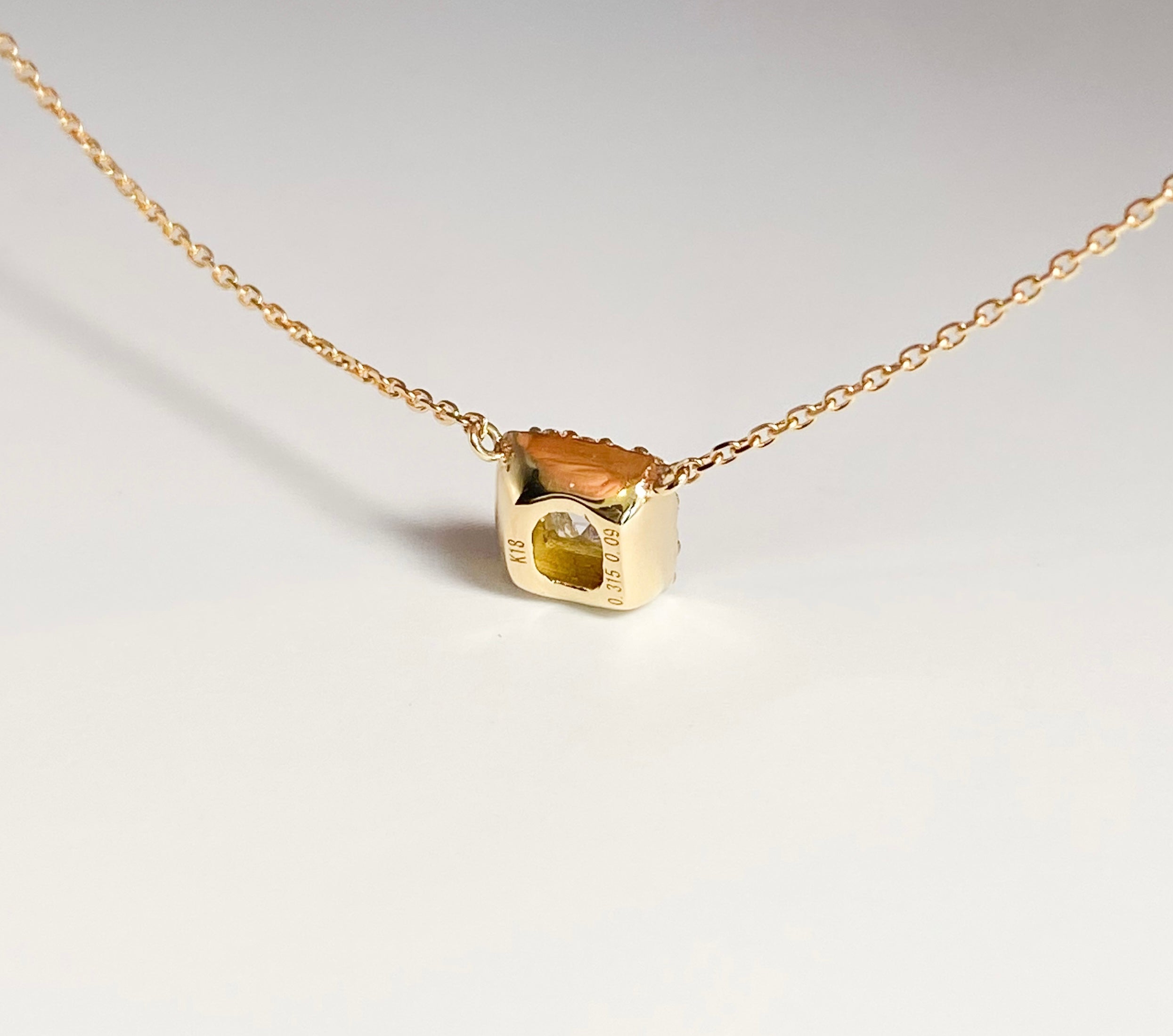 K18イエローゴールド ダイヤモンド0.405ctネックレス – Aprile Bijoux