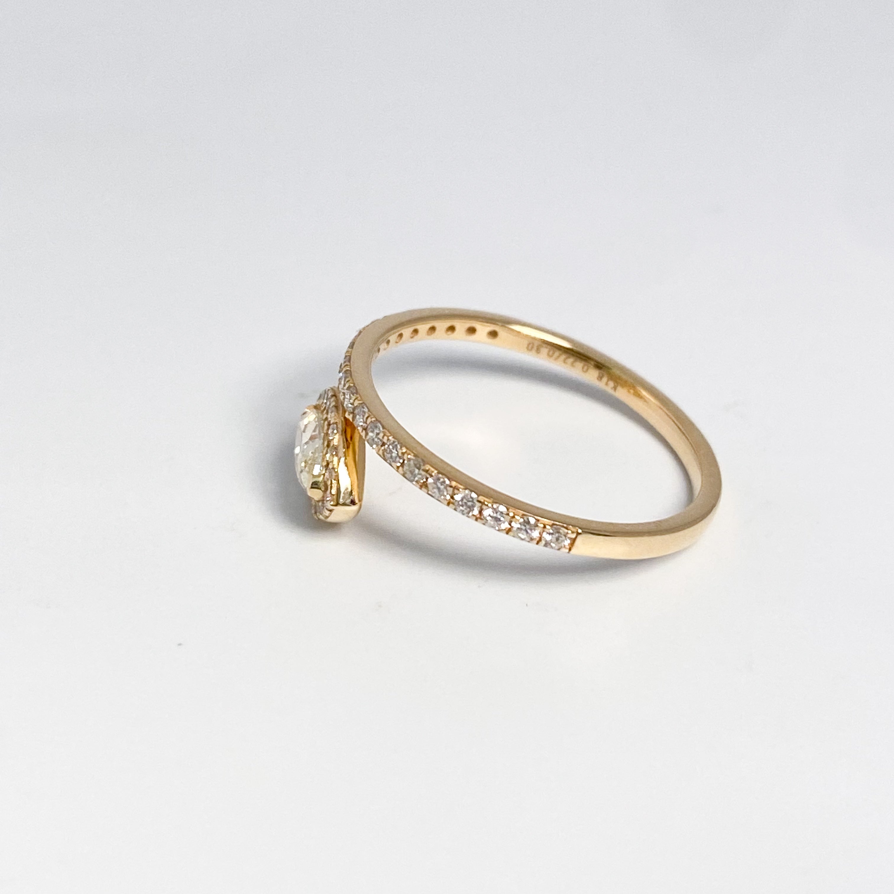 K18イエローゴールド ダイヤモンド0.52ctリング – Aprile Bijoux