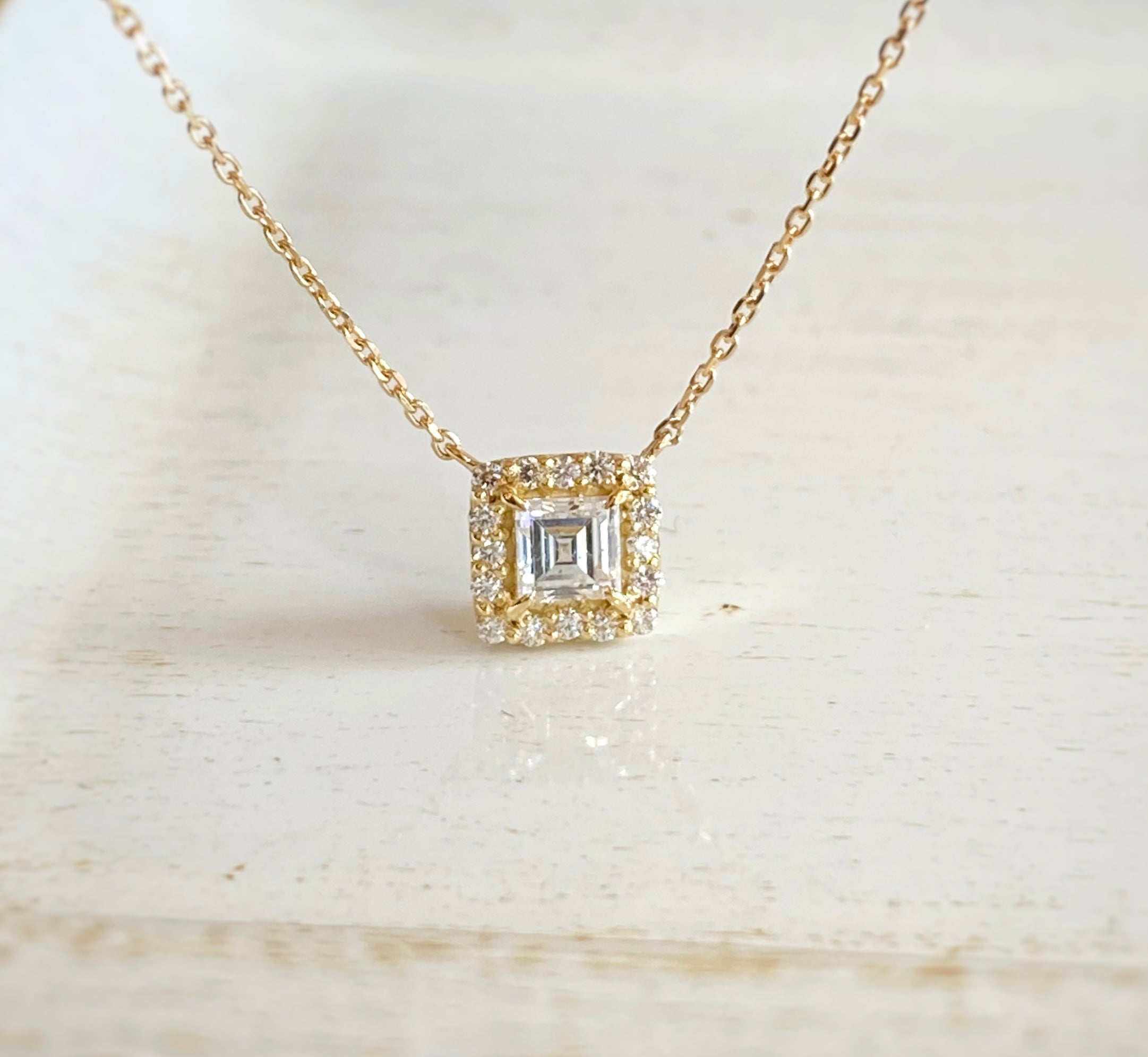 K18イエローゴールド ダイヤモンド0.405ctネックレス – Aprile Bijoux