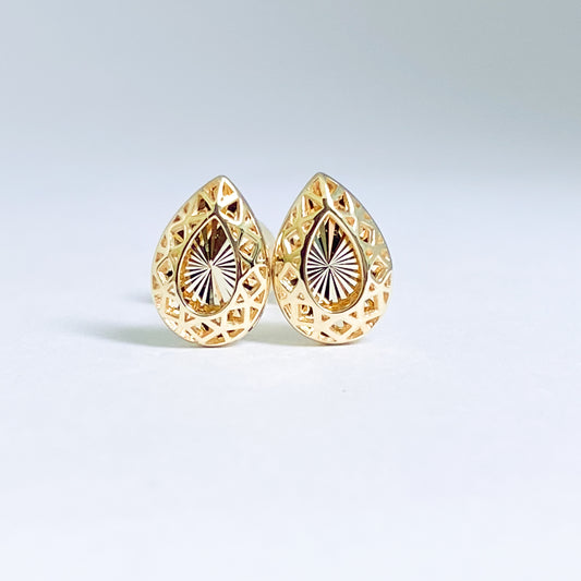 K14イエローゴールド地金ピアス