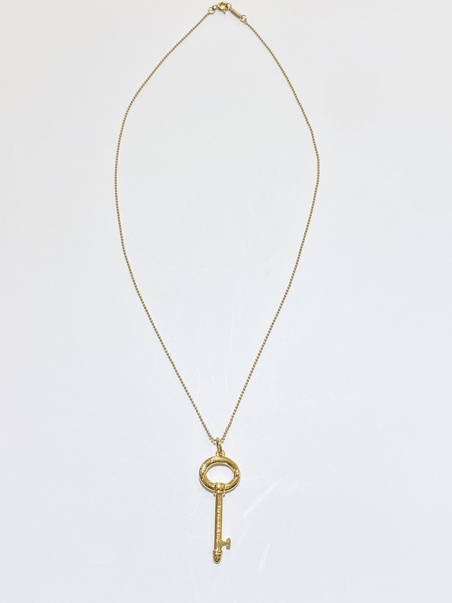 TIFFANY & Co.
Key Necklace K18イエローゴールド