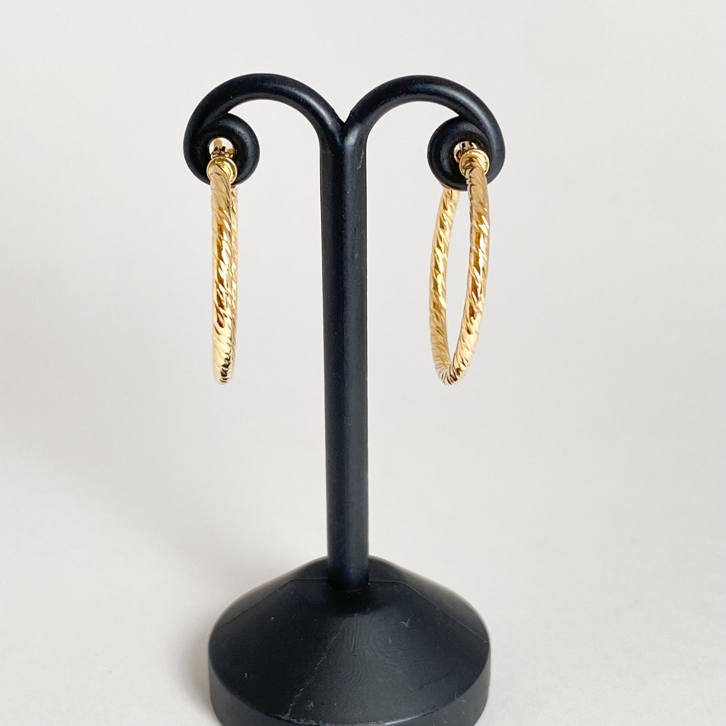 K18イエローゴールド 地金ピアス