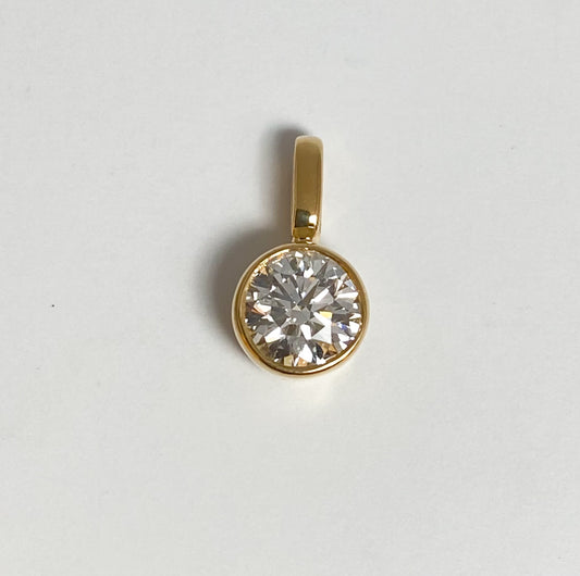 K18YG ダイヤモンド　0.556ct(Excellent)ペンダントトップ