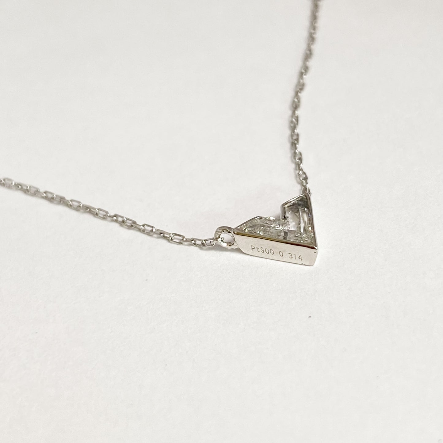 Ptダイヤモンド 0.314ctネックレス