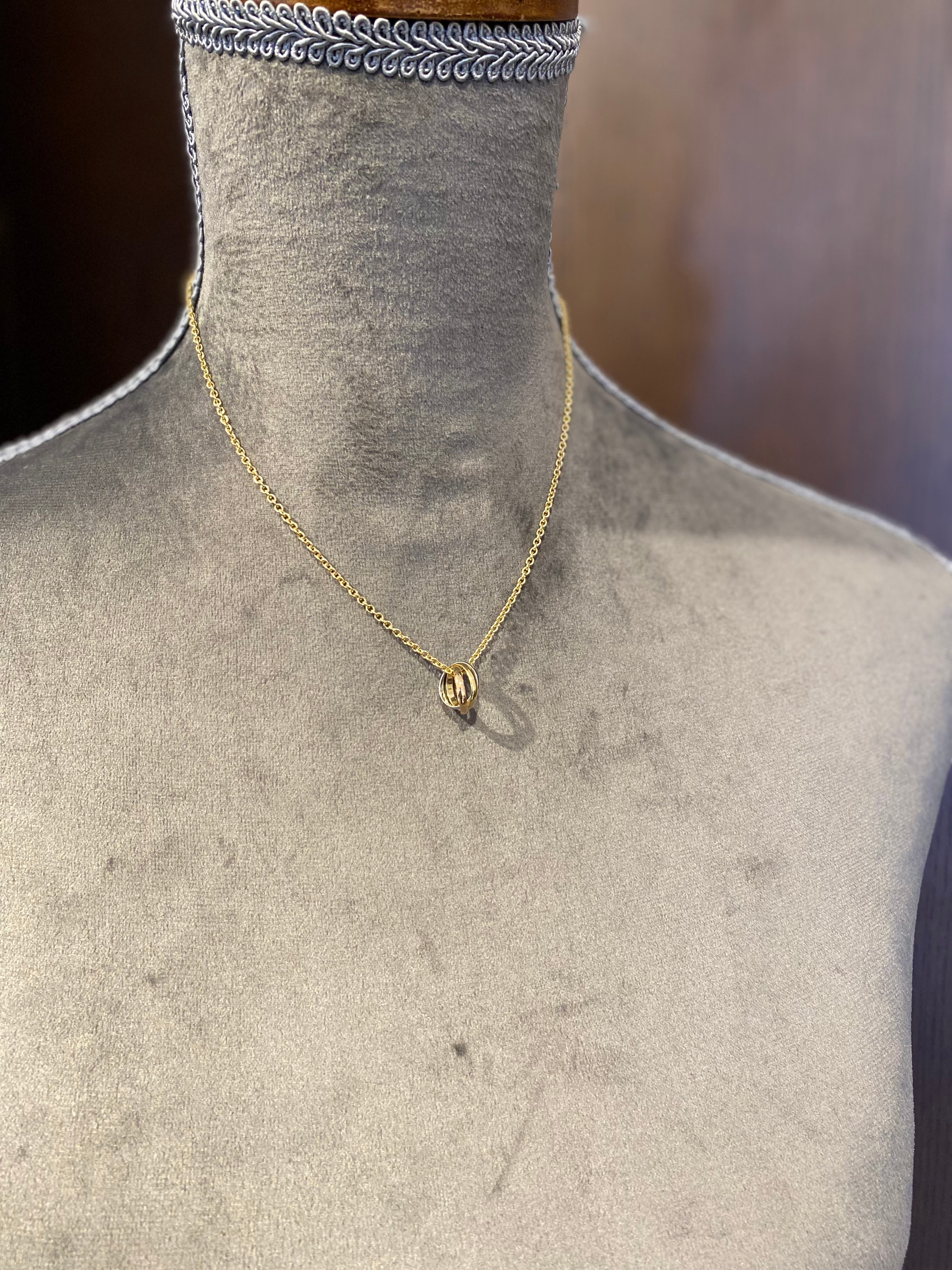 カルティエ トリニティネックレス K18 8.9g – Aprile Bijoux