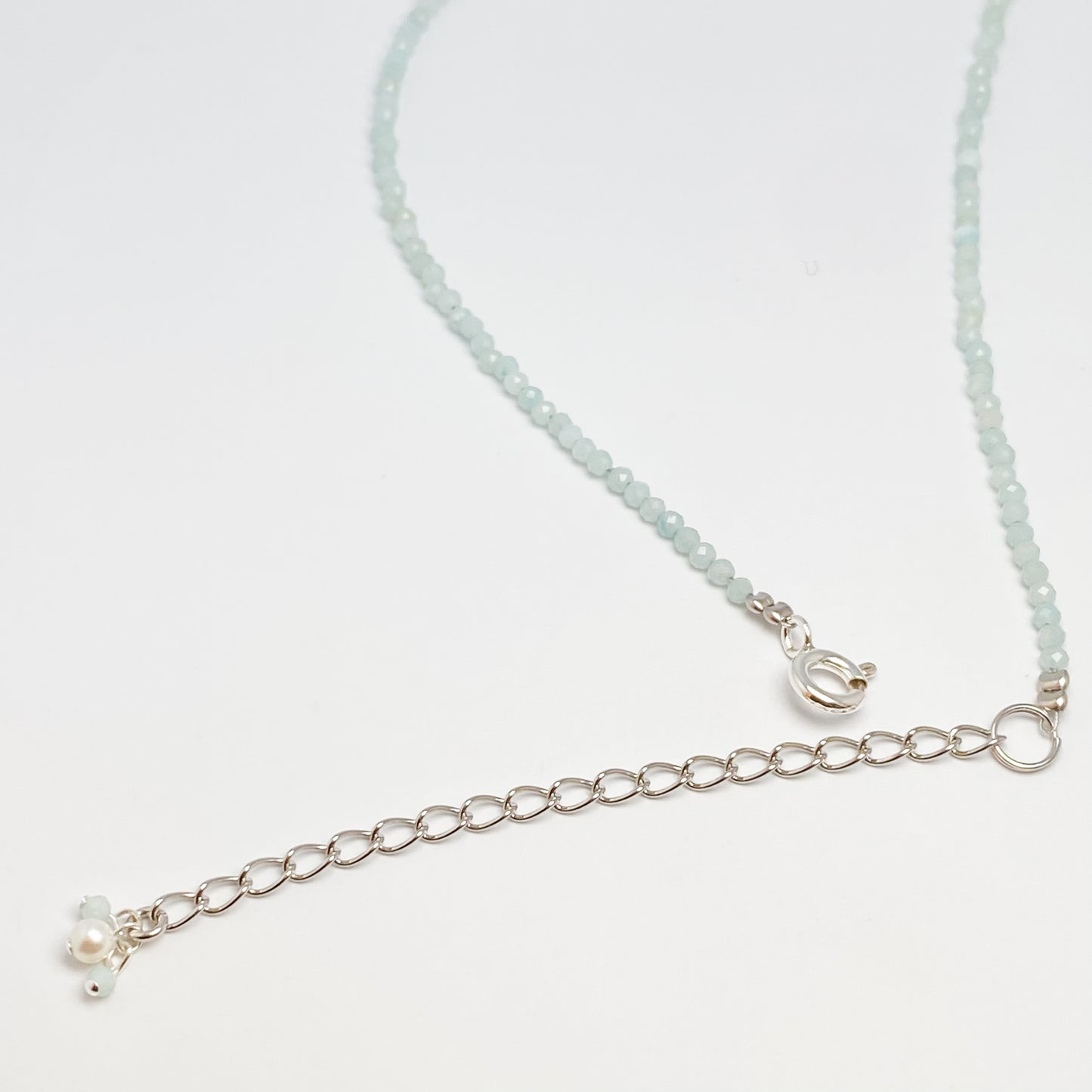 SVアマゾナイト・ブルートパーズネックレス