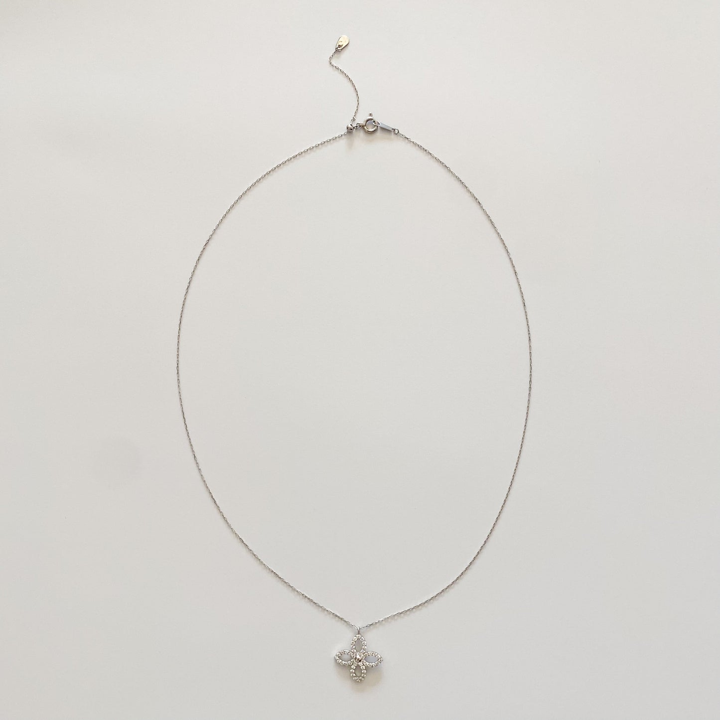 Ptダイヤモンド0.25ctネックレス