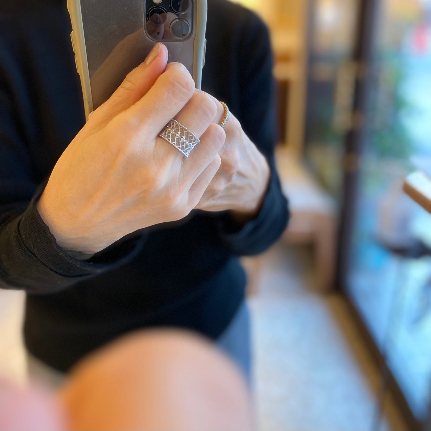 Ptダイヤモンド　0.13ctリング