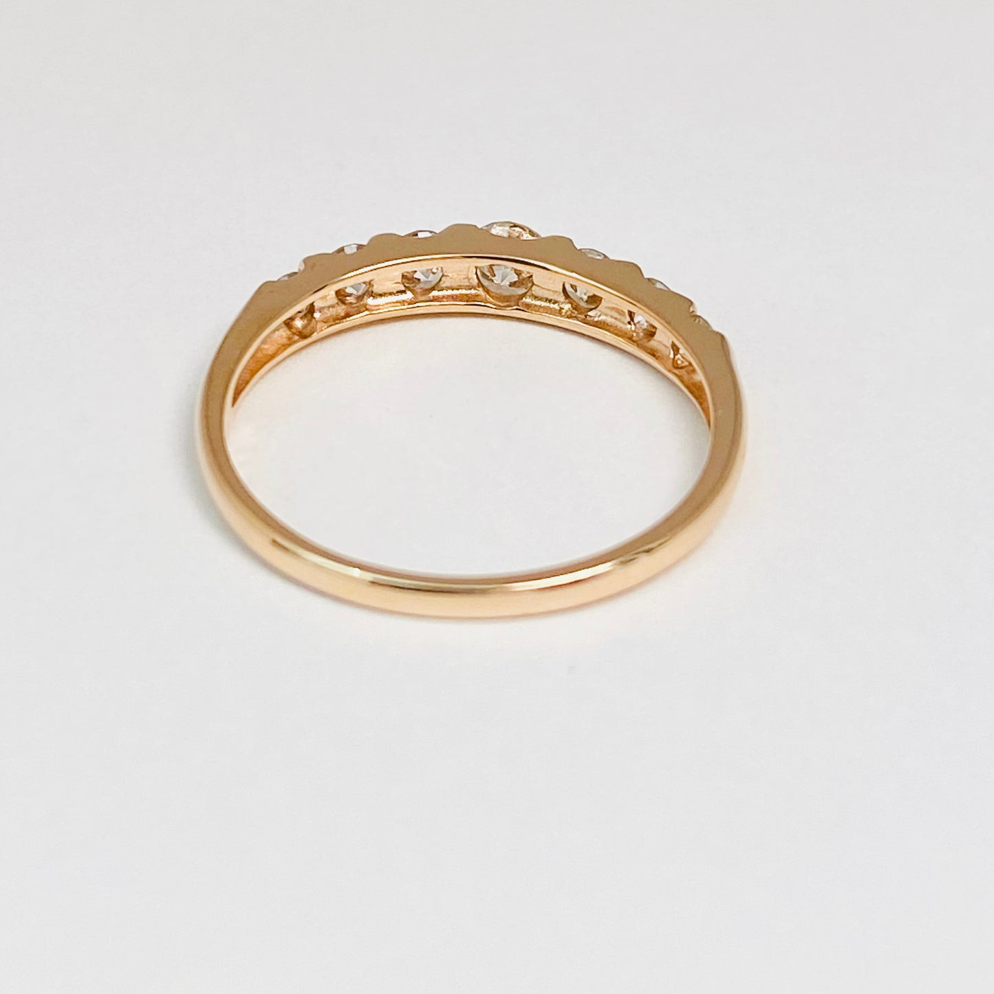 K18ピンクゴールド　ダイヤモンド0.5ctリング