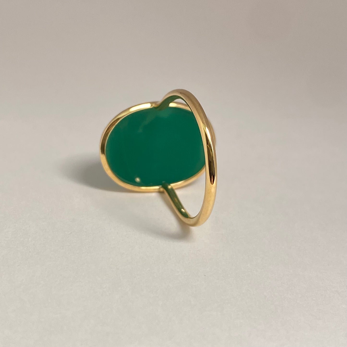 K18イエローゴールド カメオリング