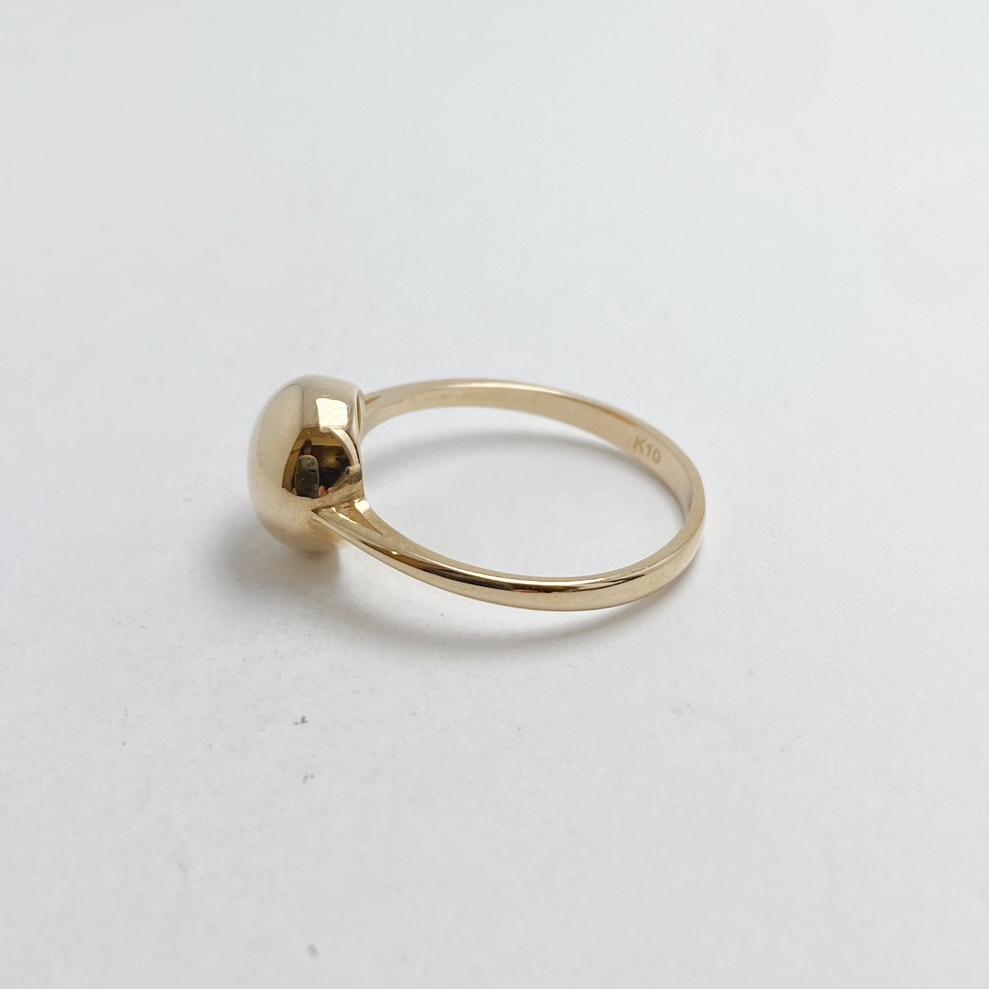 K10イエローゴールド 地金リング