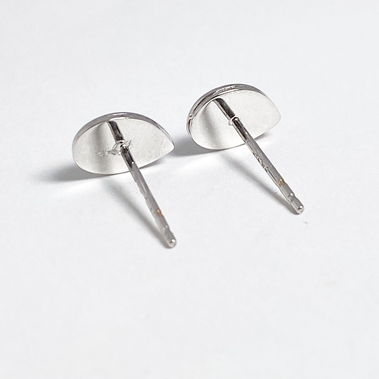 K14ホワイトゴールド地金ピアス