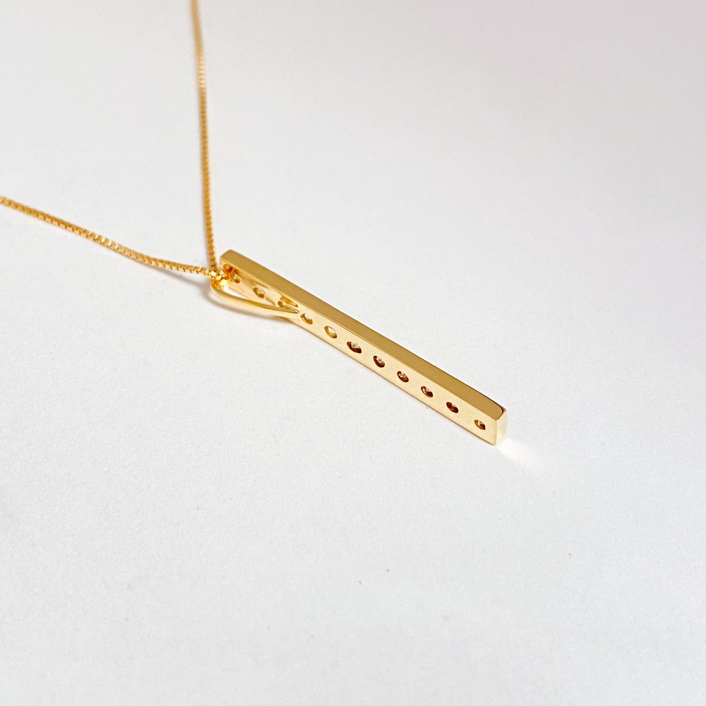 K18イエローゴールド ダイヤモンド・ブラウンダイヤモンドネックレス