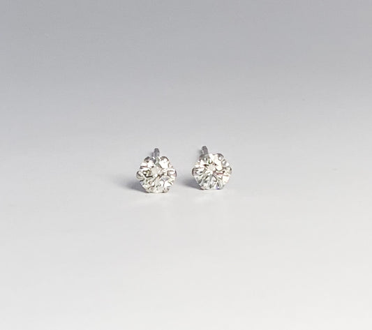Ptダイヤモンド0.34ctピアス