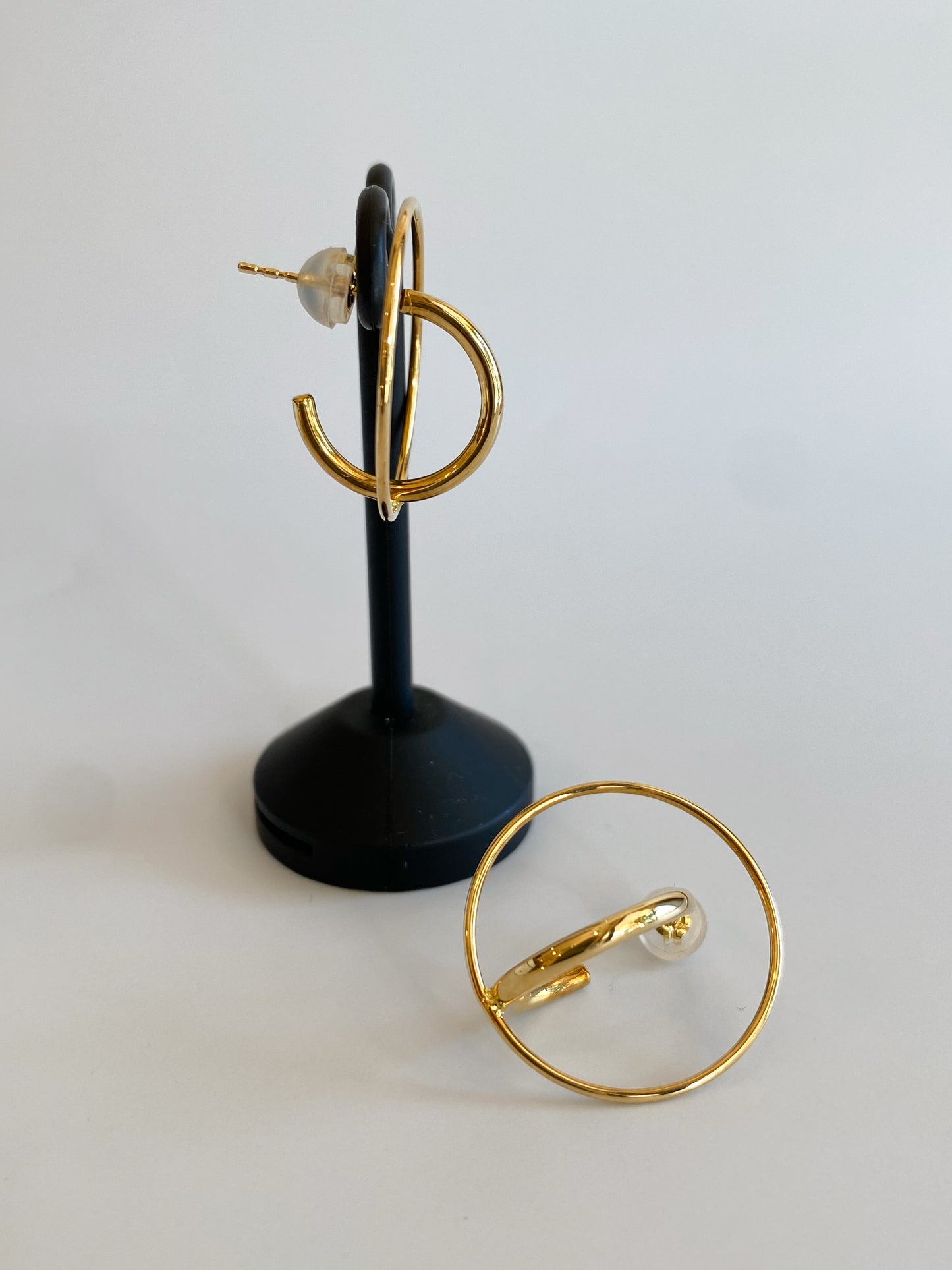 K18イエローゴールド地金ピアス