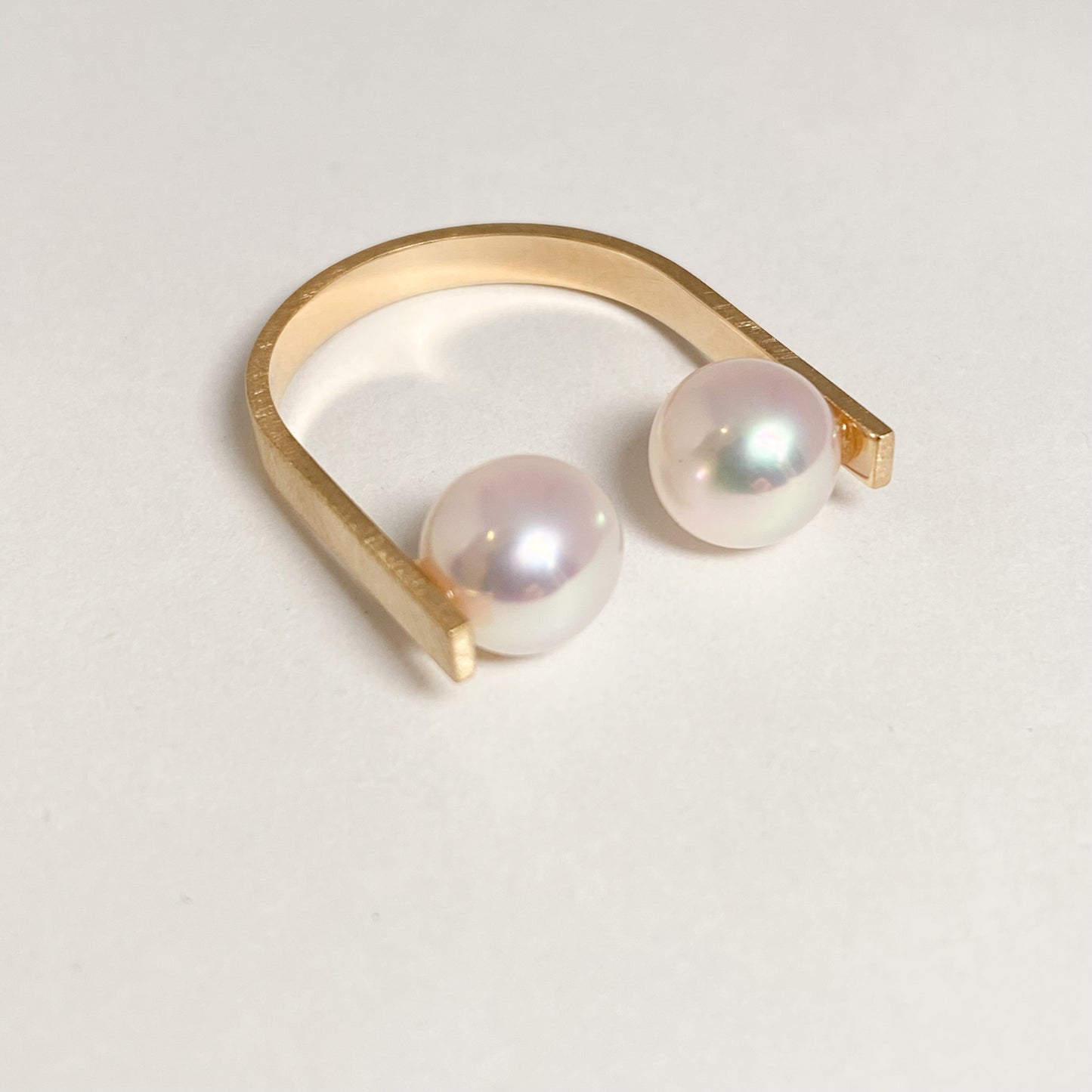 K10 パールオープンリング