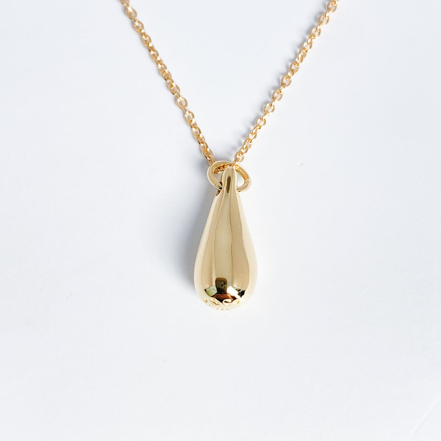 Tiffany & Co. エルサ・ペレッティ ティアドロップ ネックレス K18YG