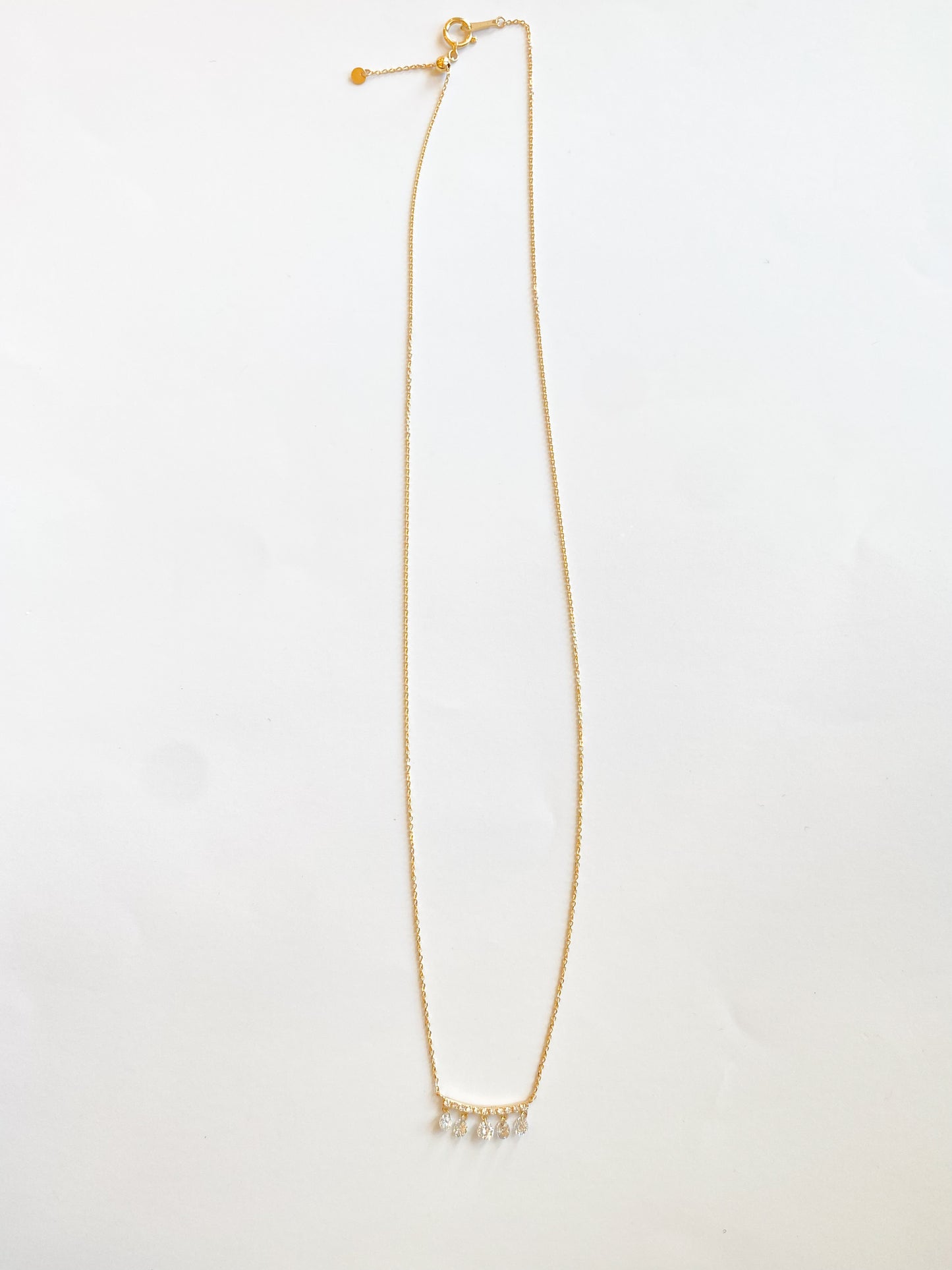 K18イエローゴールド ダイヤモンド　0.6ctネックレス