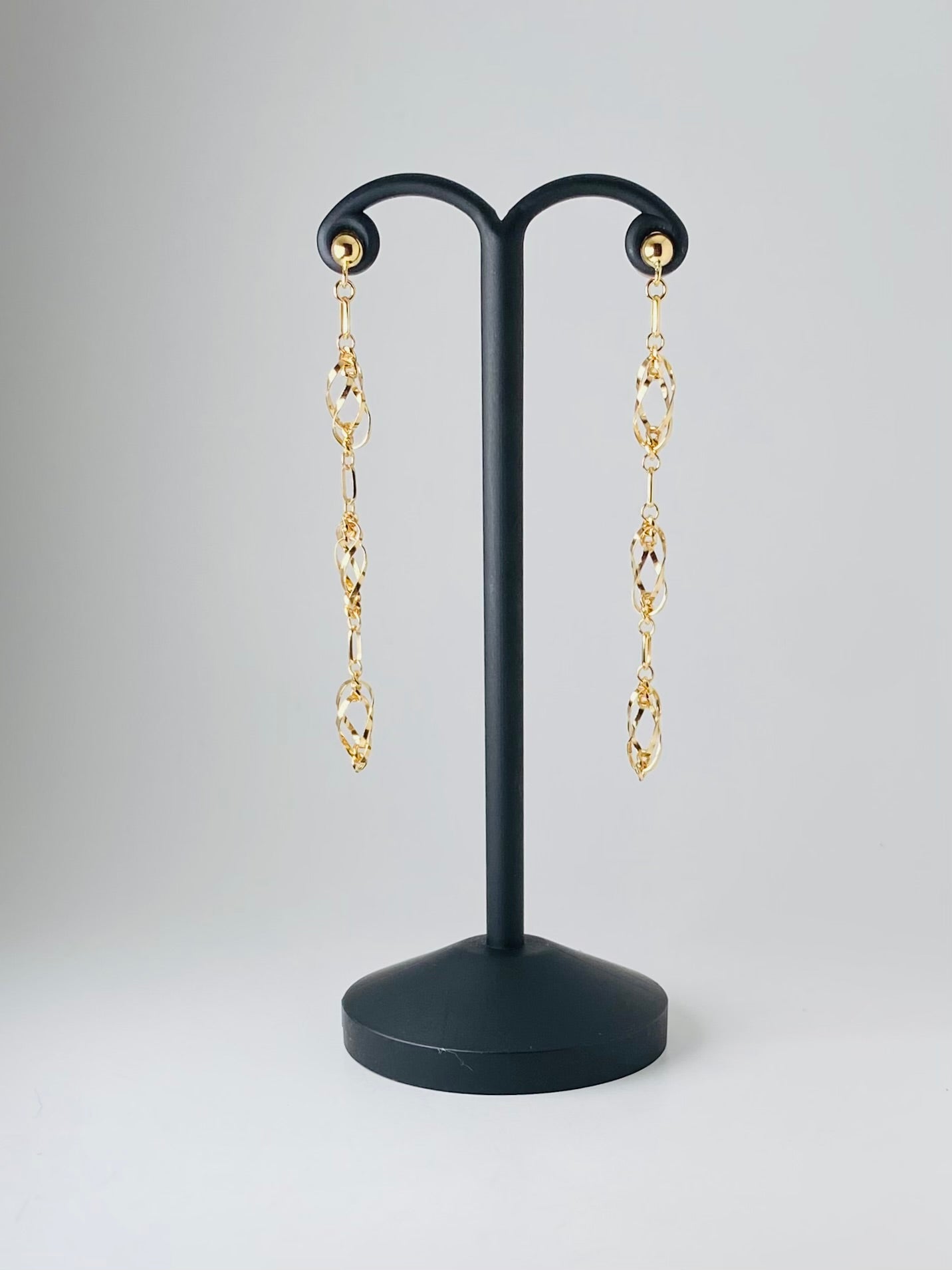 K18イエローゴールド 地金ピアス