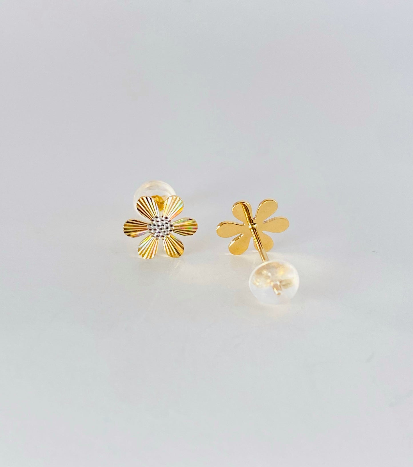 K18YG/WG 地金ピアス