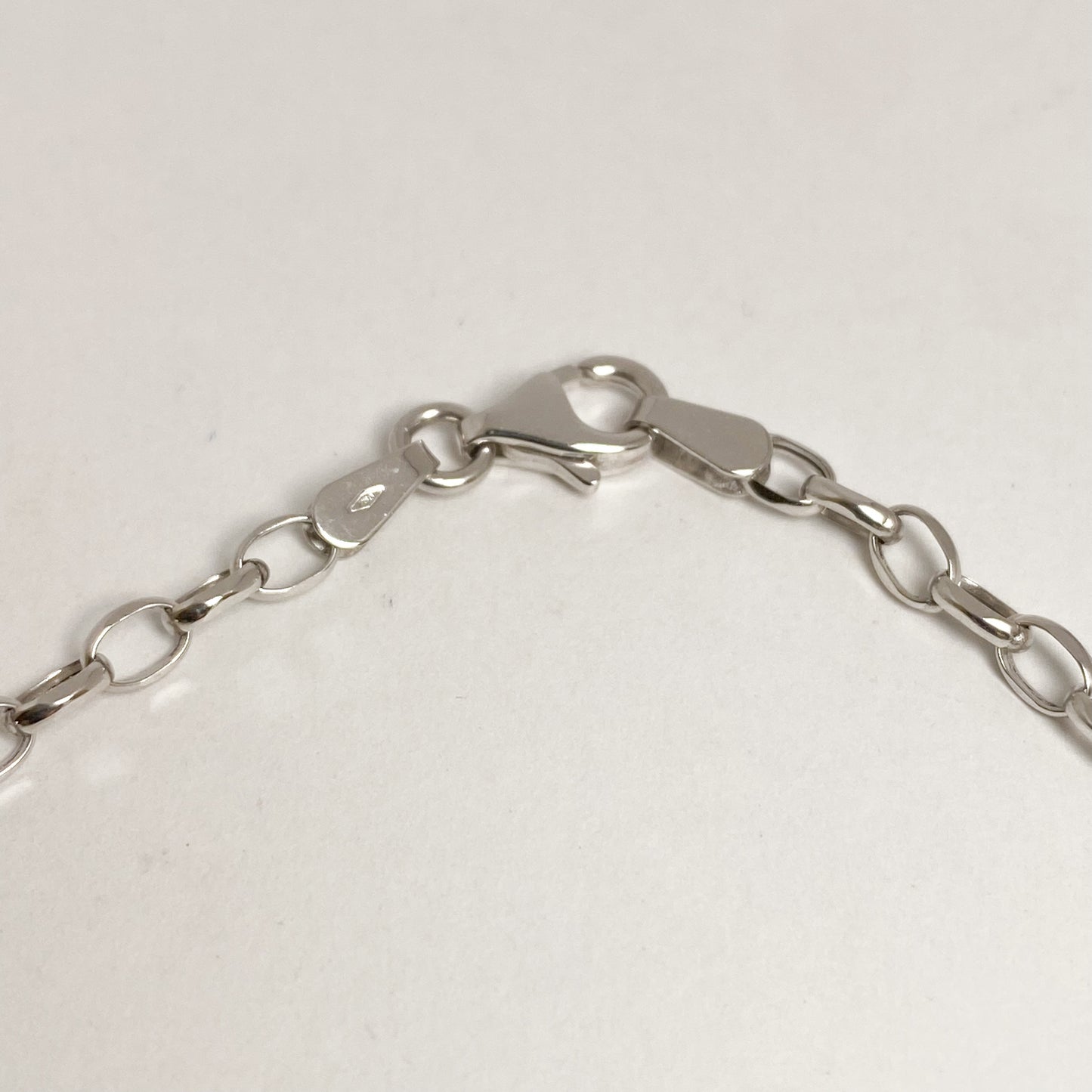 K18ホワイトゴールド　60㎝チェーンネックレス