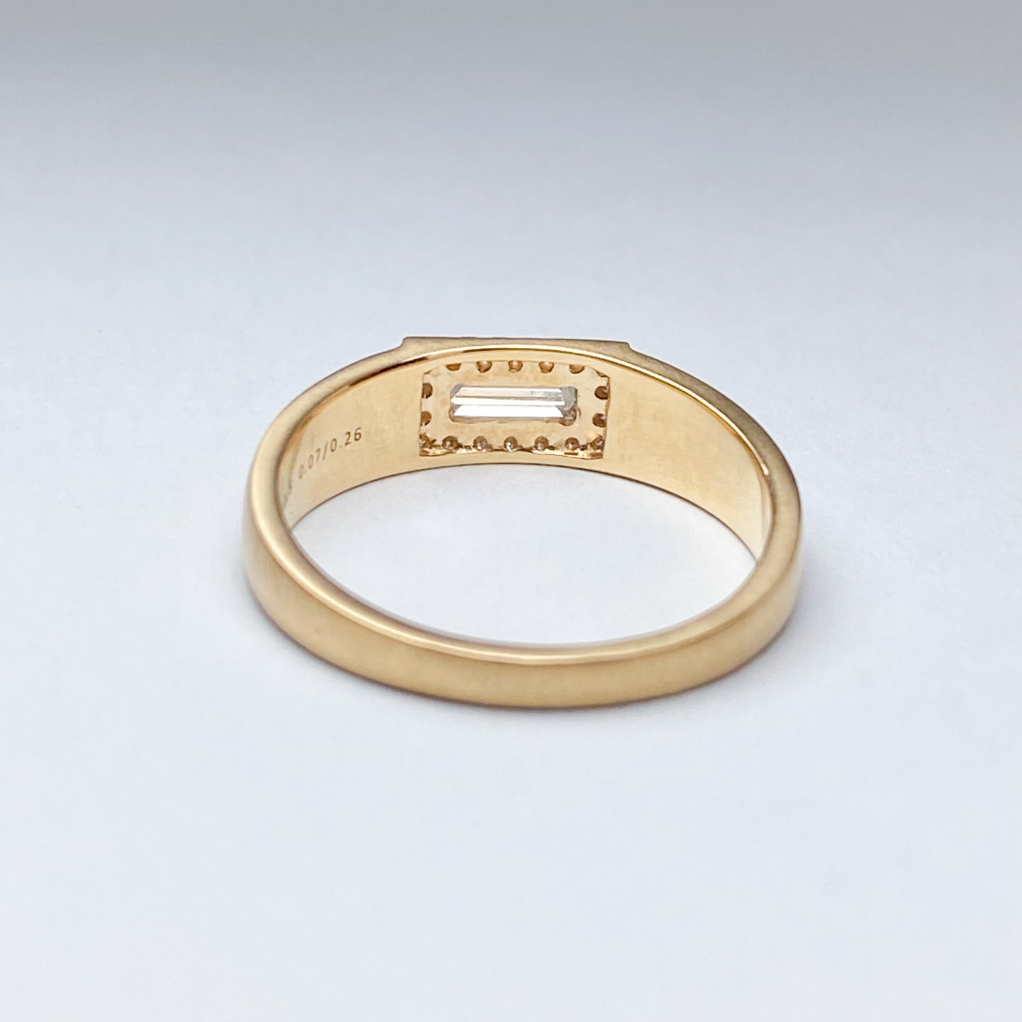 K18イエローゴールド ダイヤモンド0.33ctリング