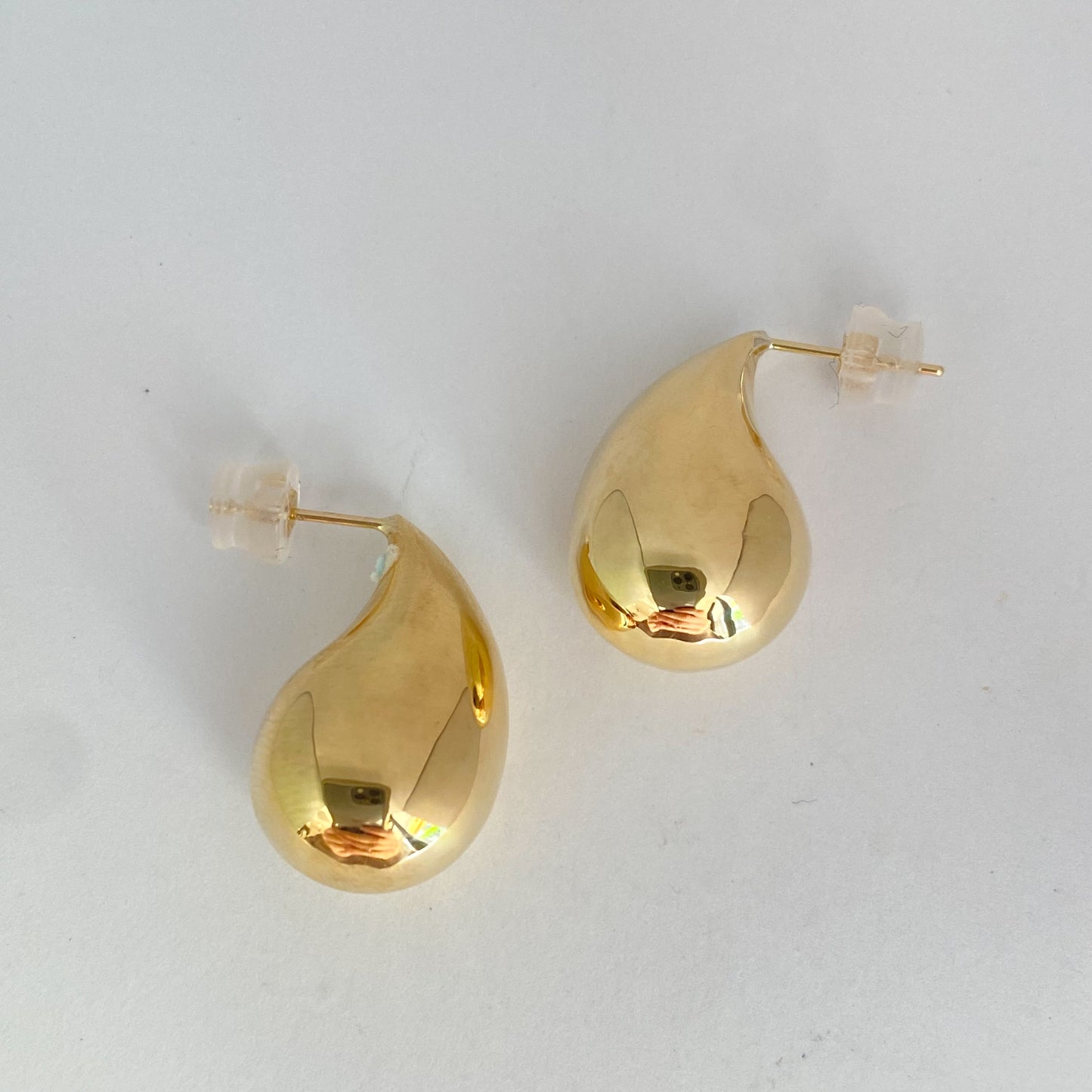 K18イエローゴールド　地金ピアス