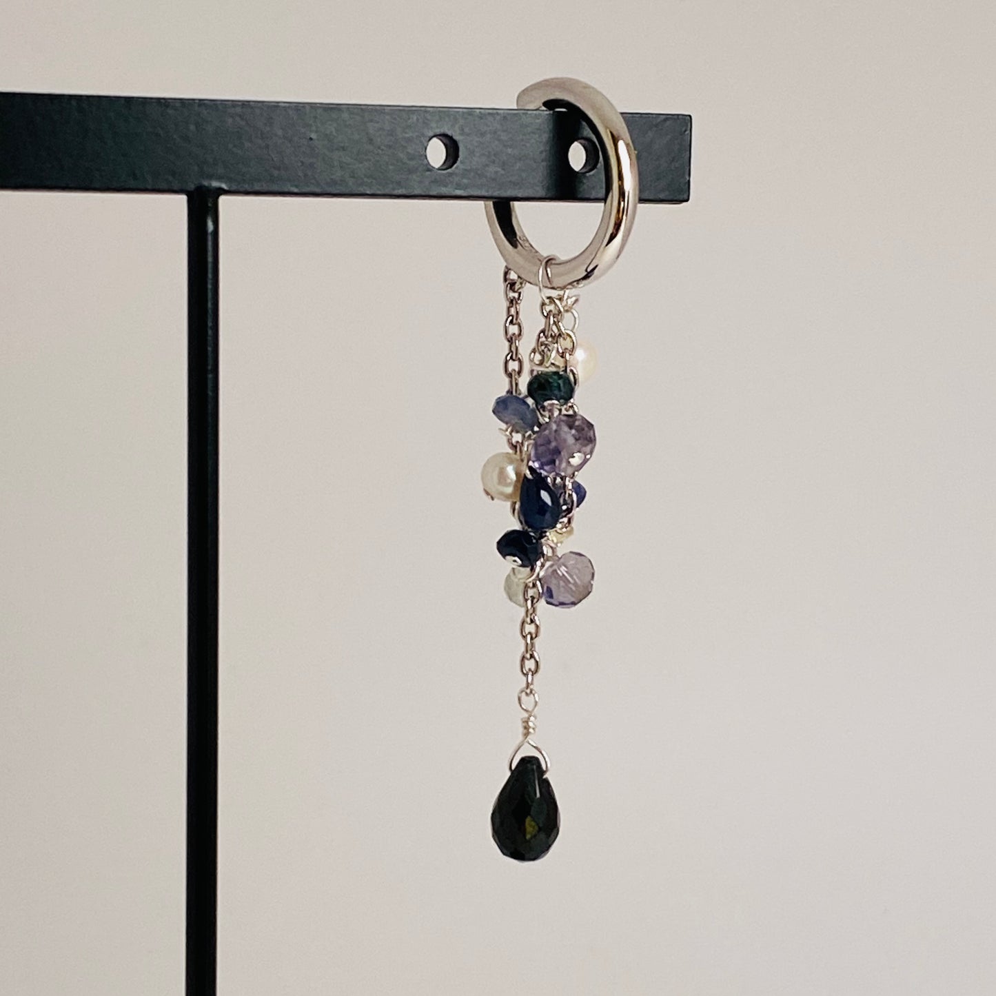 SV 3way天然石イヤーカフ