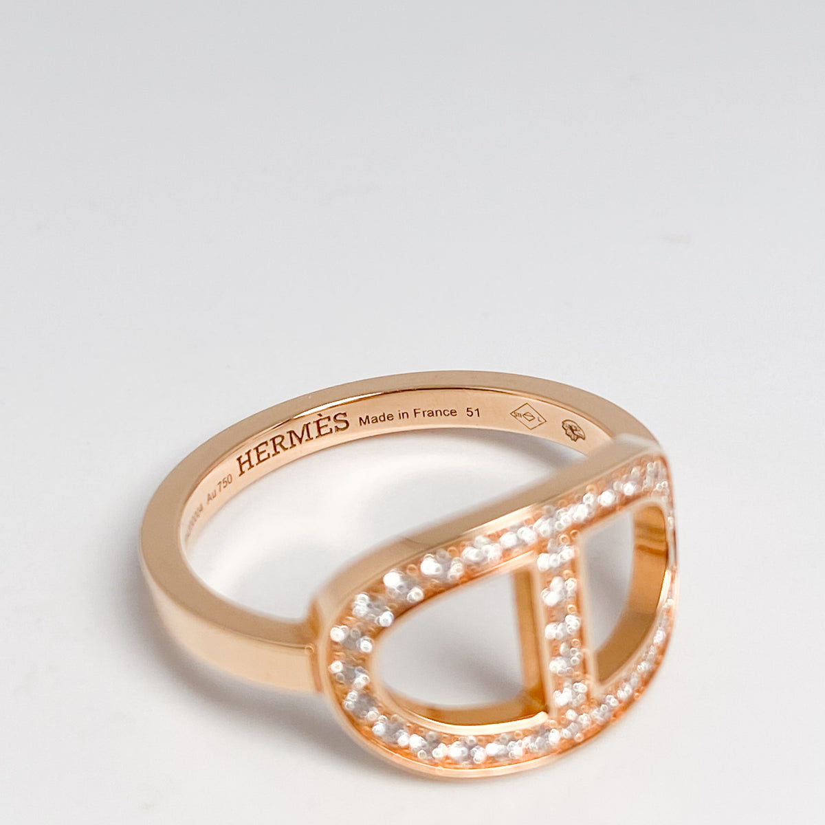 HERMÈS Chaine d'Ancre ダイヤモンドリング