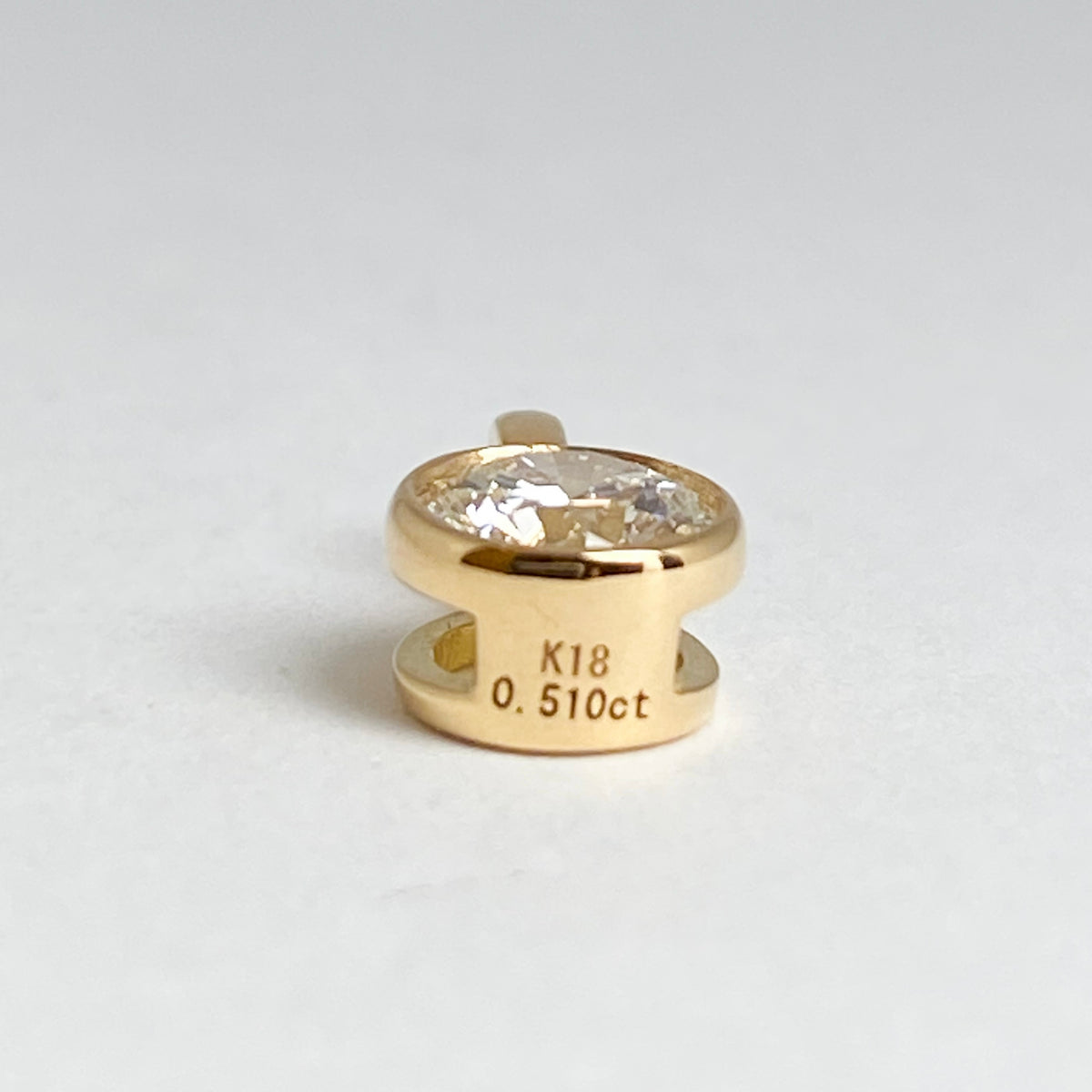 K18YG  ダイヤモンド　0.51ct(Excellent)ペンダントトップ