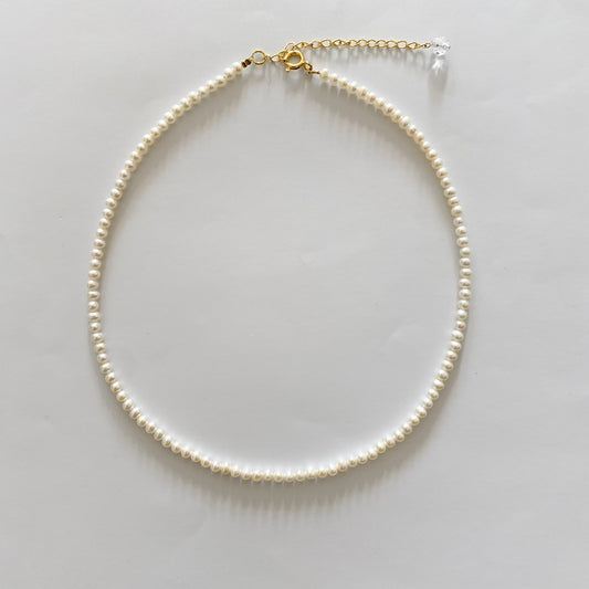 SV淡水パールチョーカーネックレス