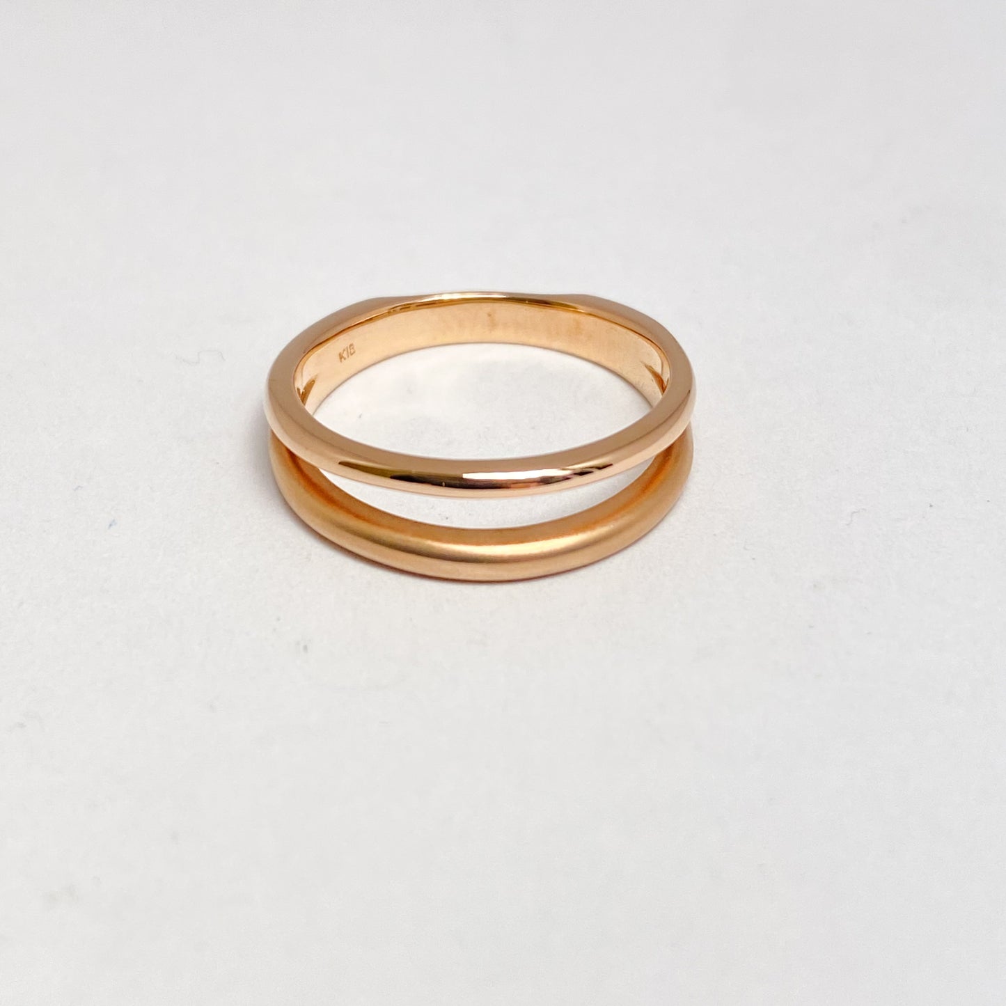 K18ピンクゴールドピンキーリング