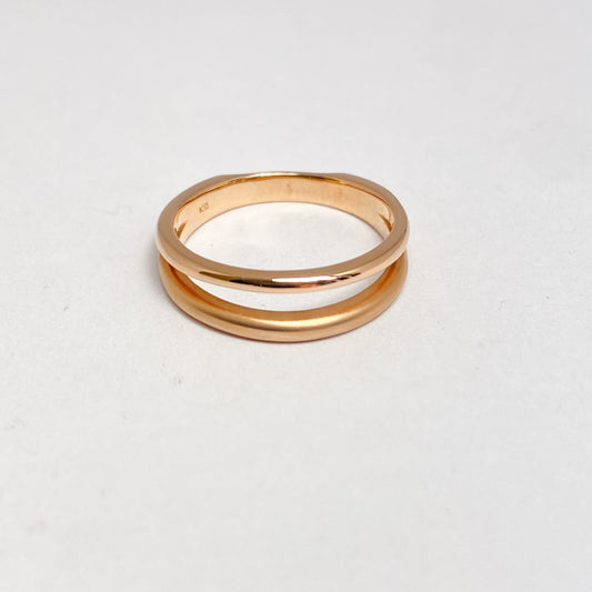 K18ピンクゴールドピンキーリング