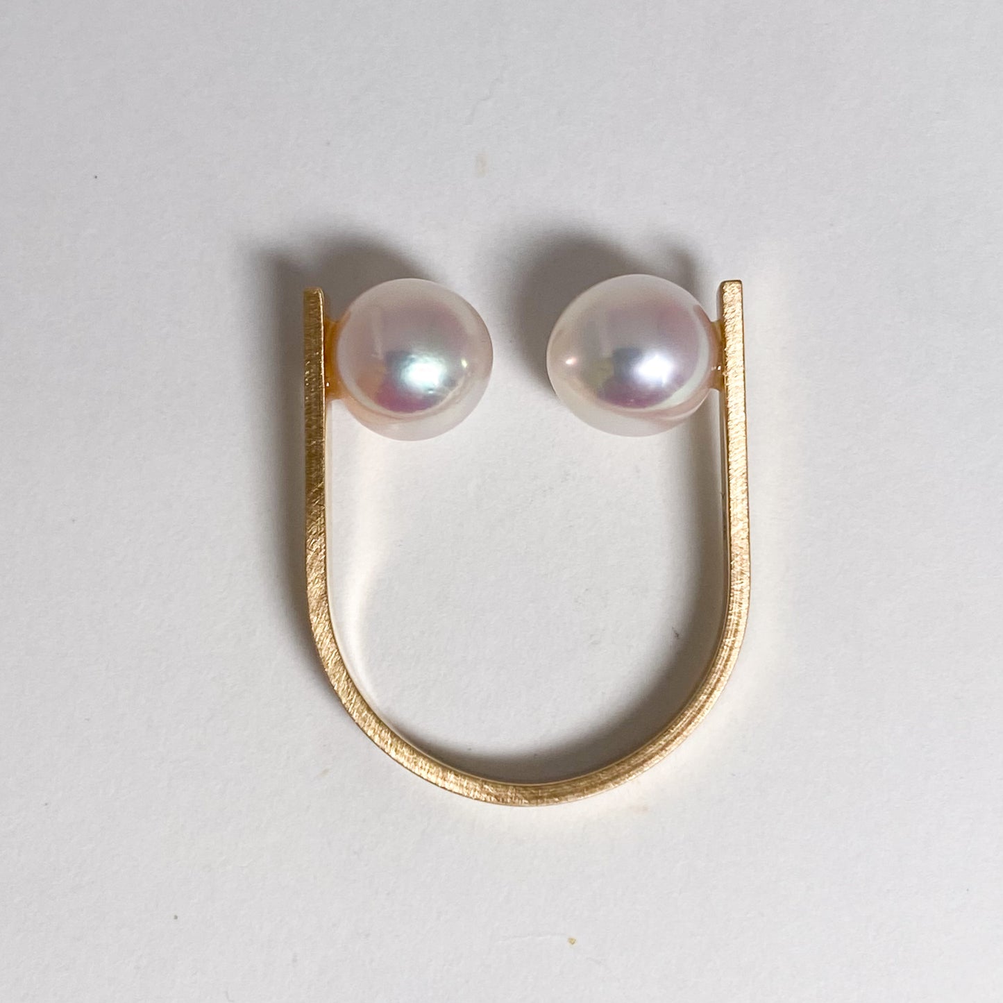 K10 パールオープンリング