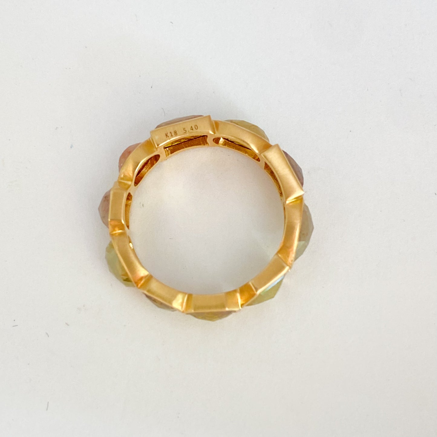 K18イエローゴールド ダイヤモンド5.4ctリング