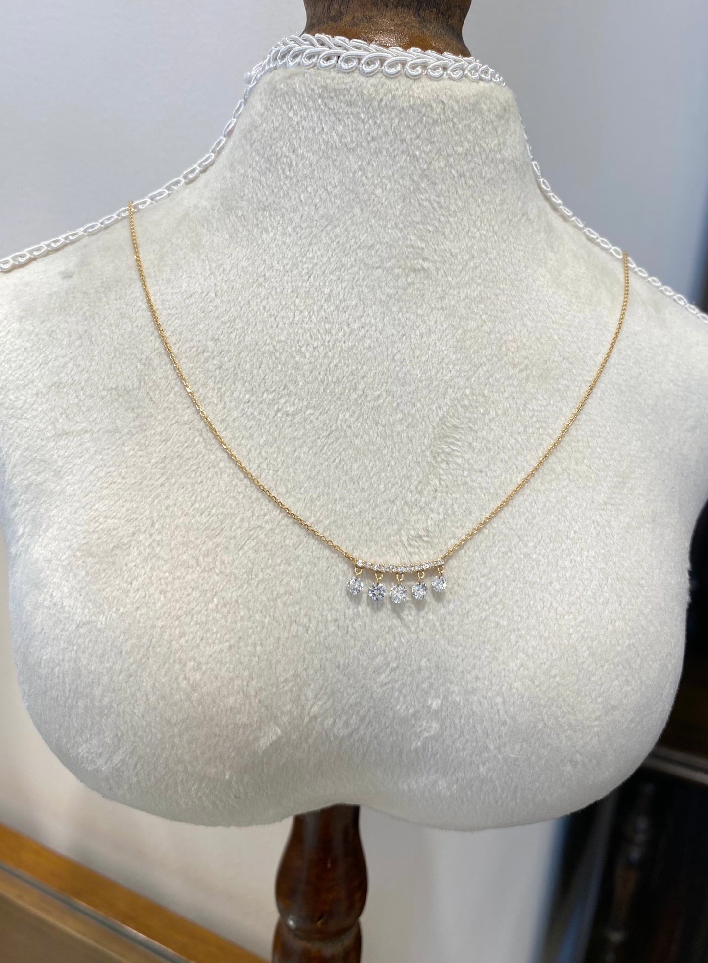 K18イエローゴールド ダイヤモンド　0.6ctネックレス