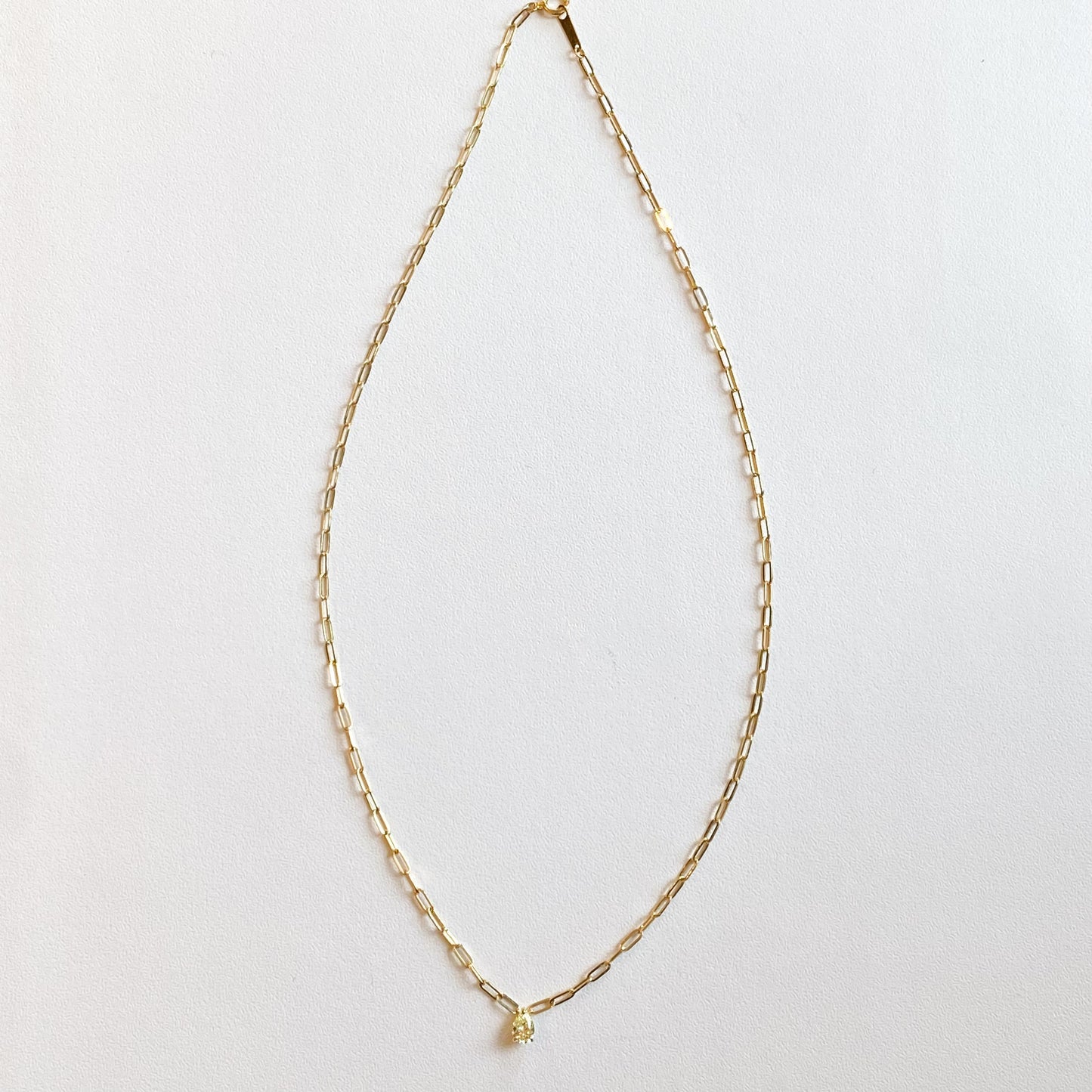 K18イエローゴールド ダイヤモンド0.3ctネックレス