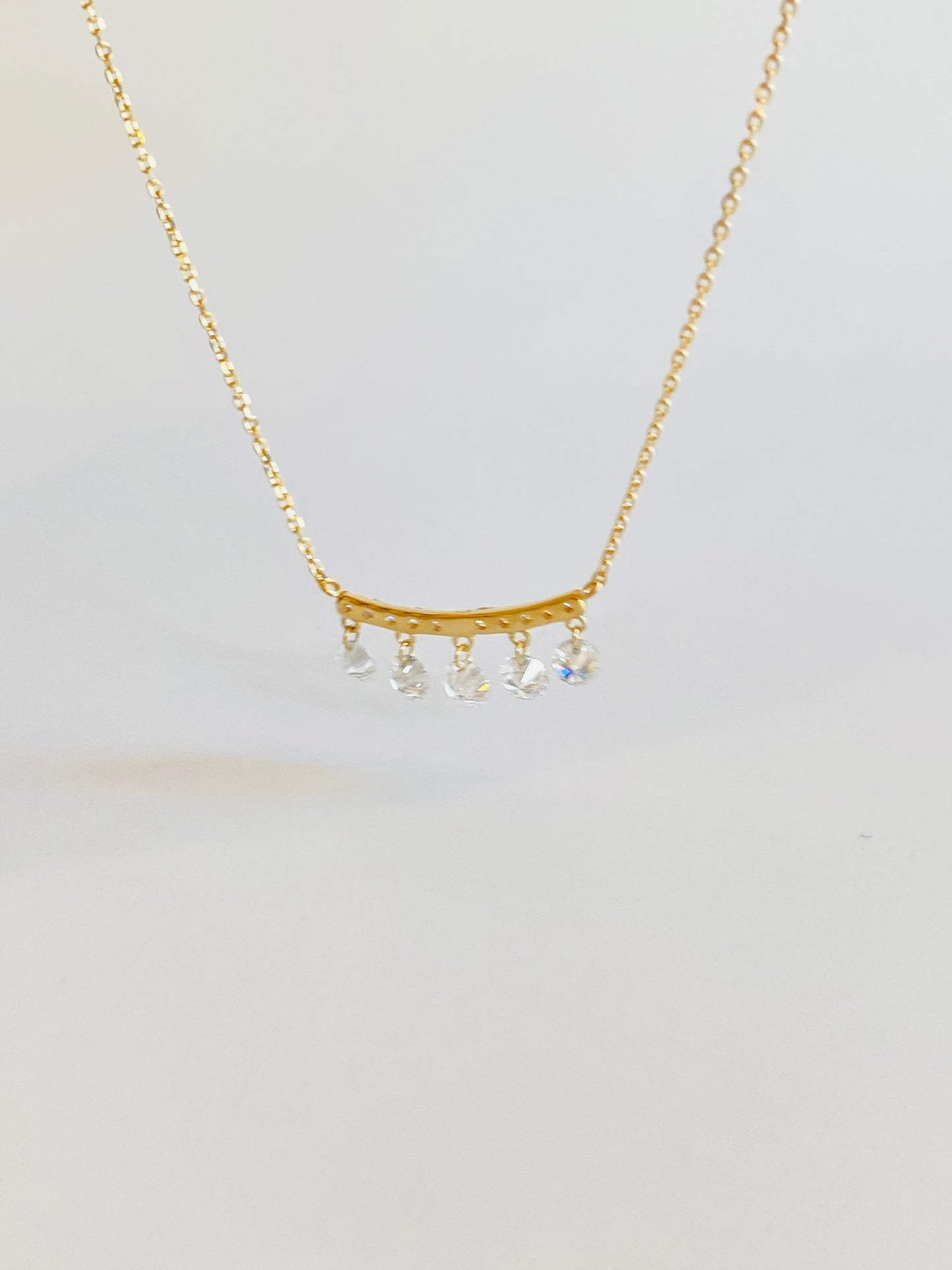 K18イエローゴールド ダイヤモンド　0.6ctネックレス