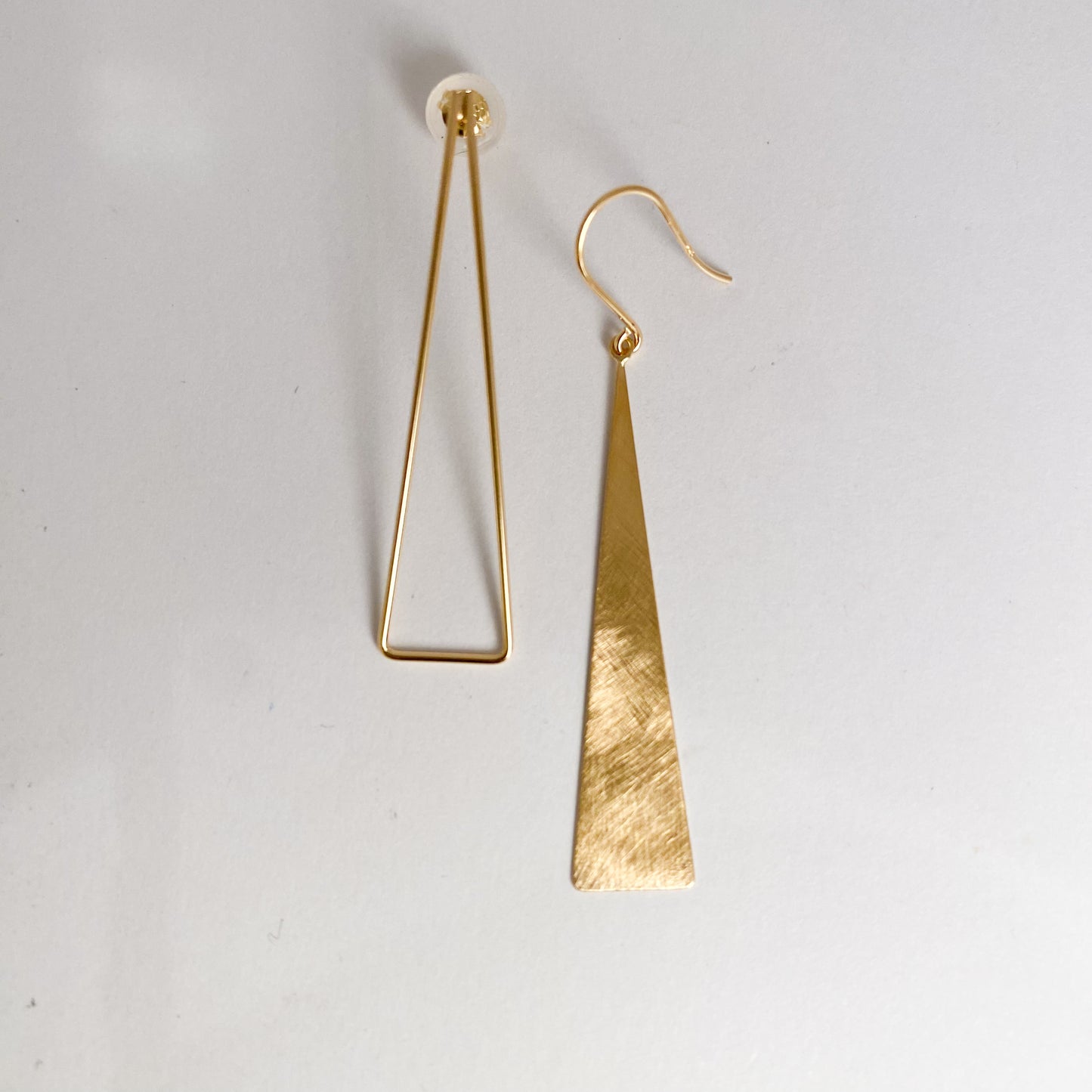 K18イエローゴールド 地金ピアス