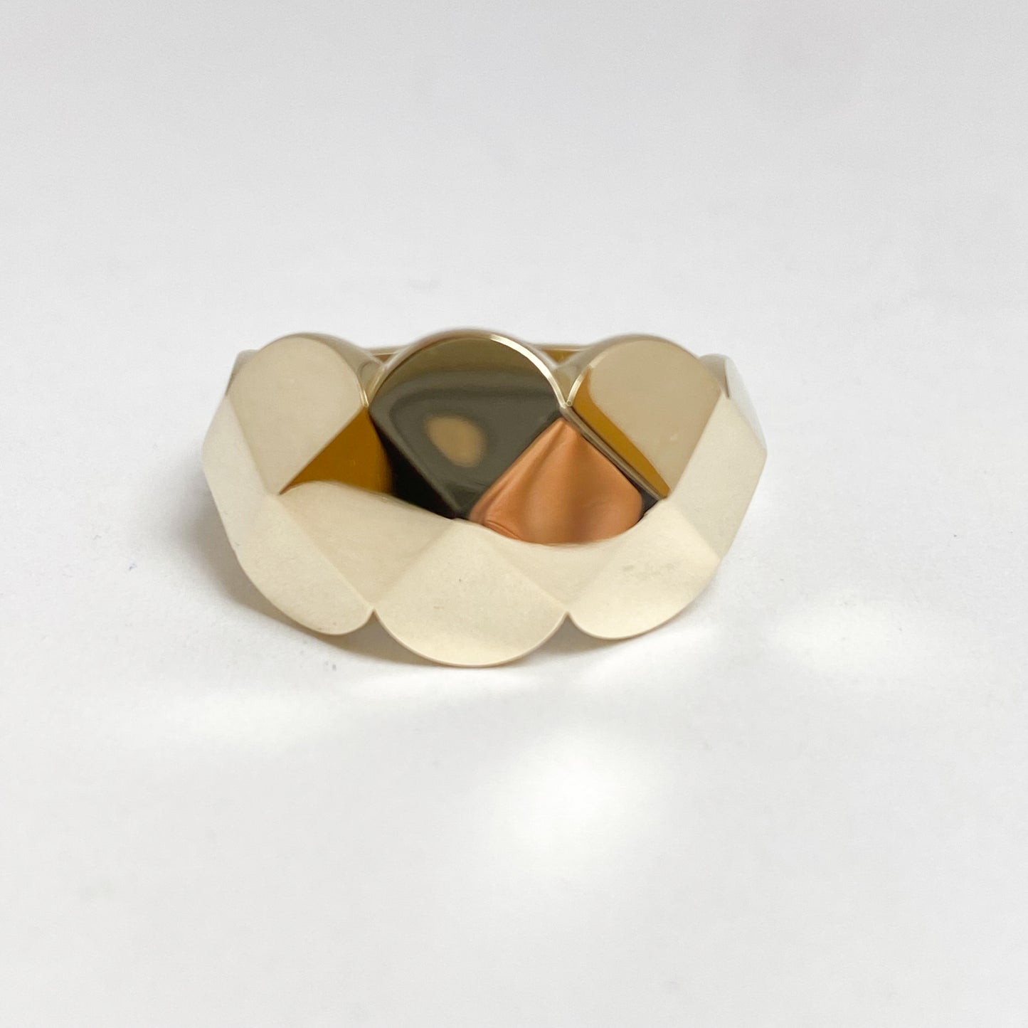 K10イエローゴールド 地金リング