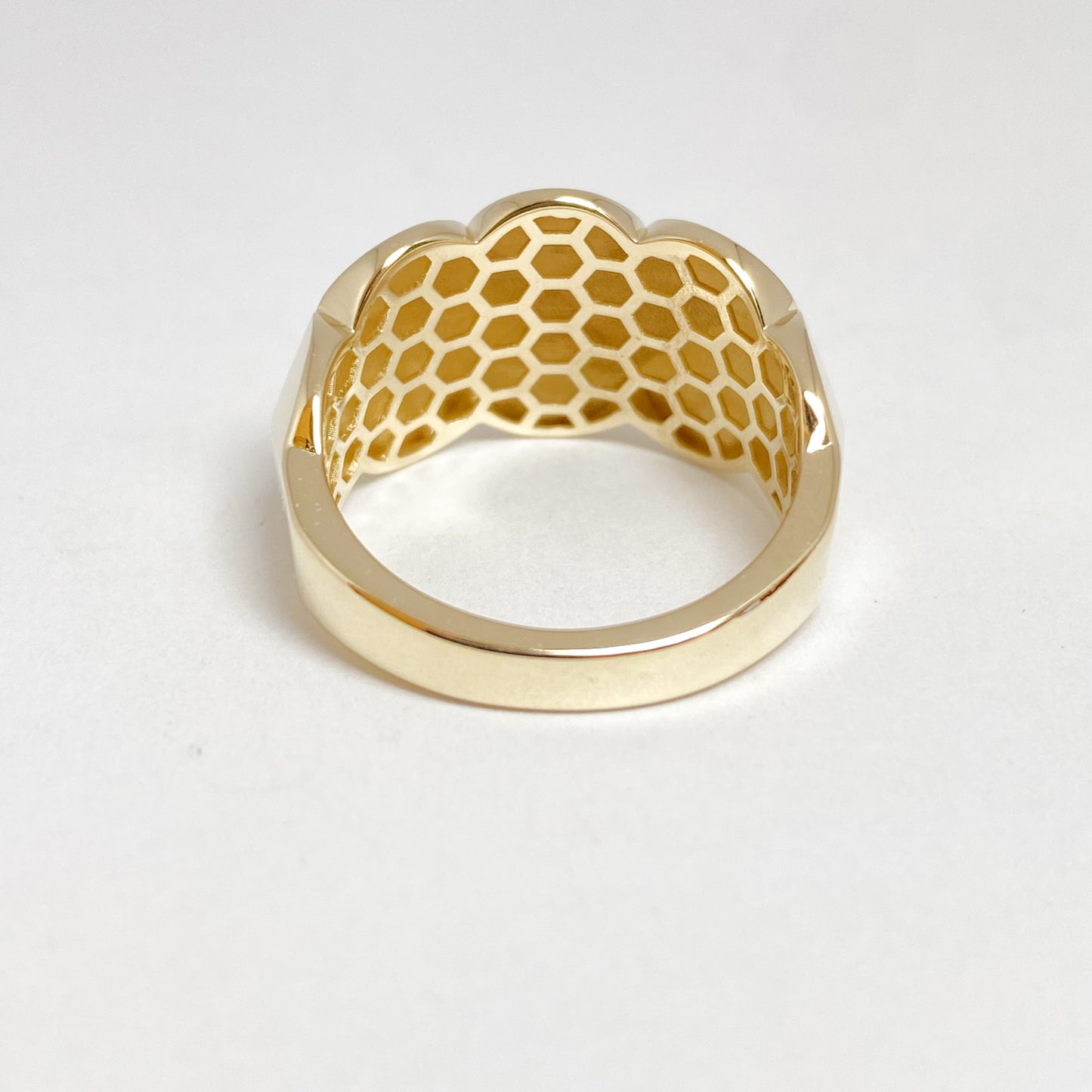 K10イエローゴールド 地金リング