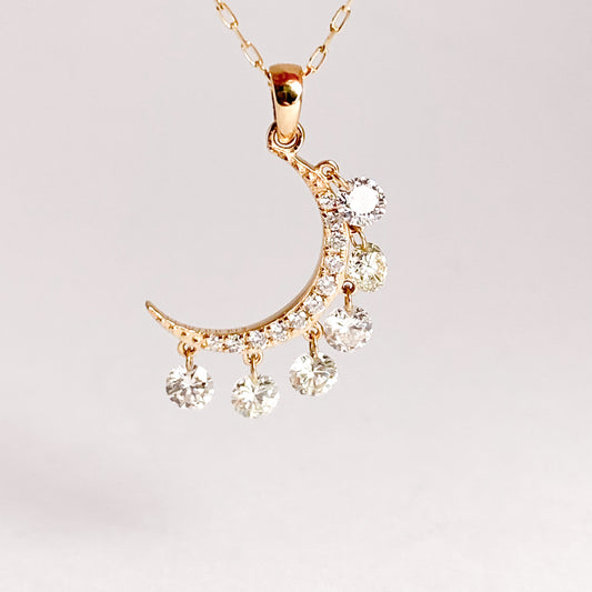 K18イエローゴールド ダイヤモンド　0.56ctネックレス