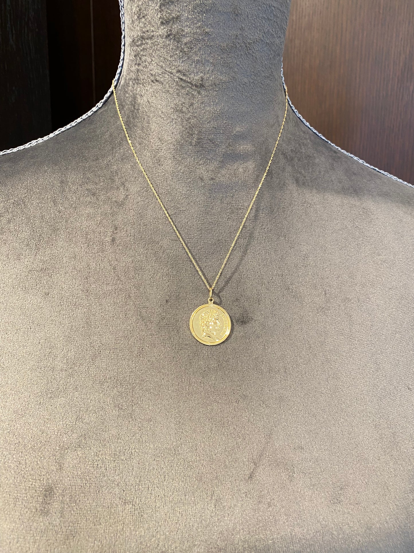 K18イエローゴールド　コイントップ