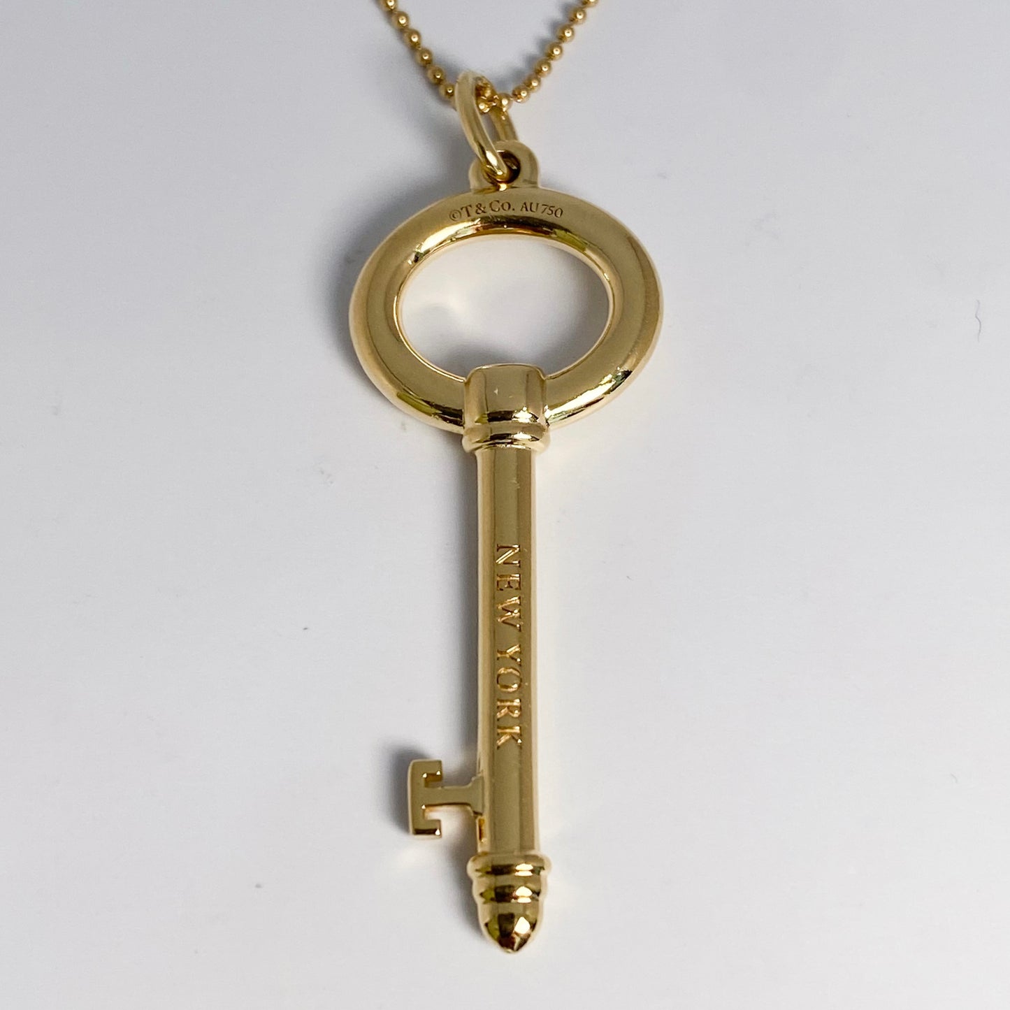 TIFFANY & Co.
Key Necklace K18イエローゴールド