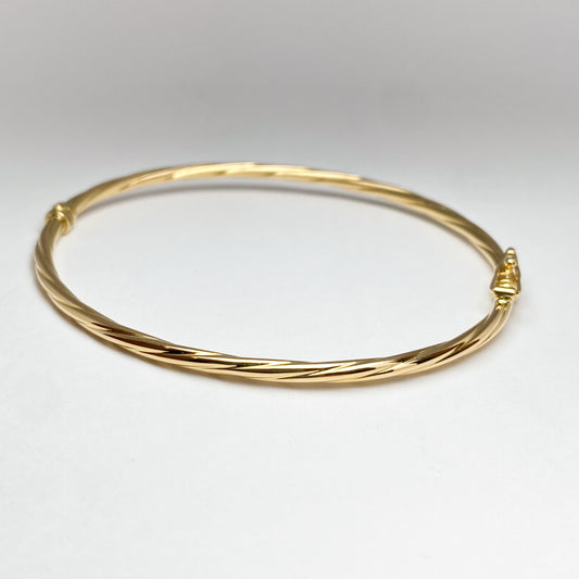K18イエローゴールド バングル