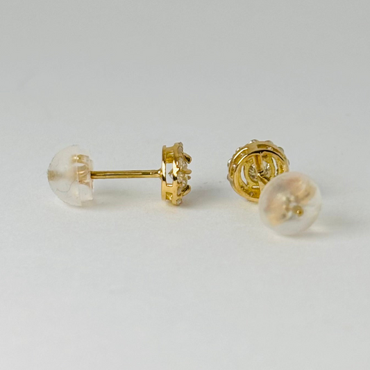 Aprile Bijoux Pt ローズカットダイヤモンド 0.24ctピアス